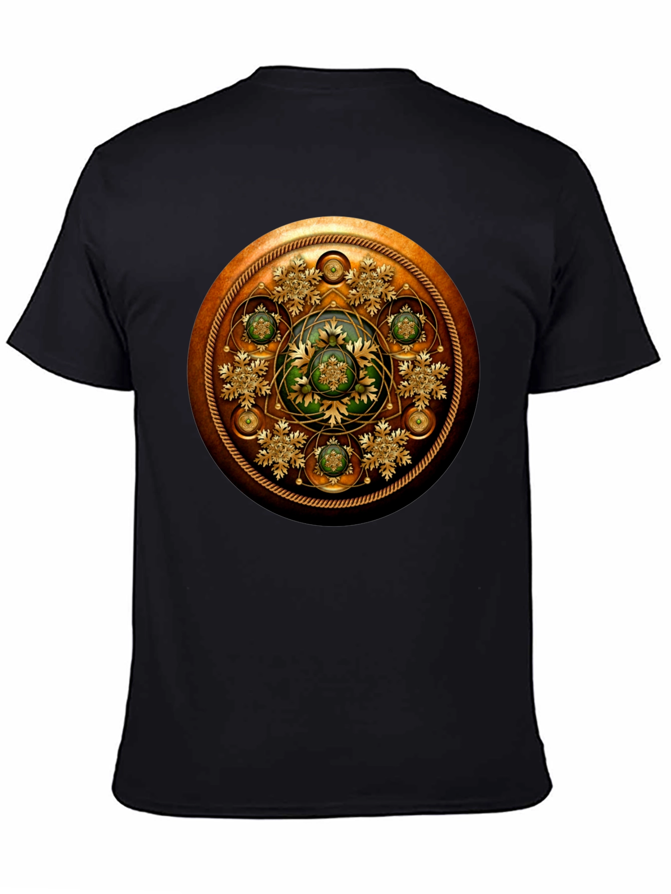 Ornate Steampunk Shield Graphic Tee