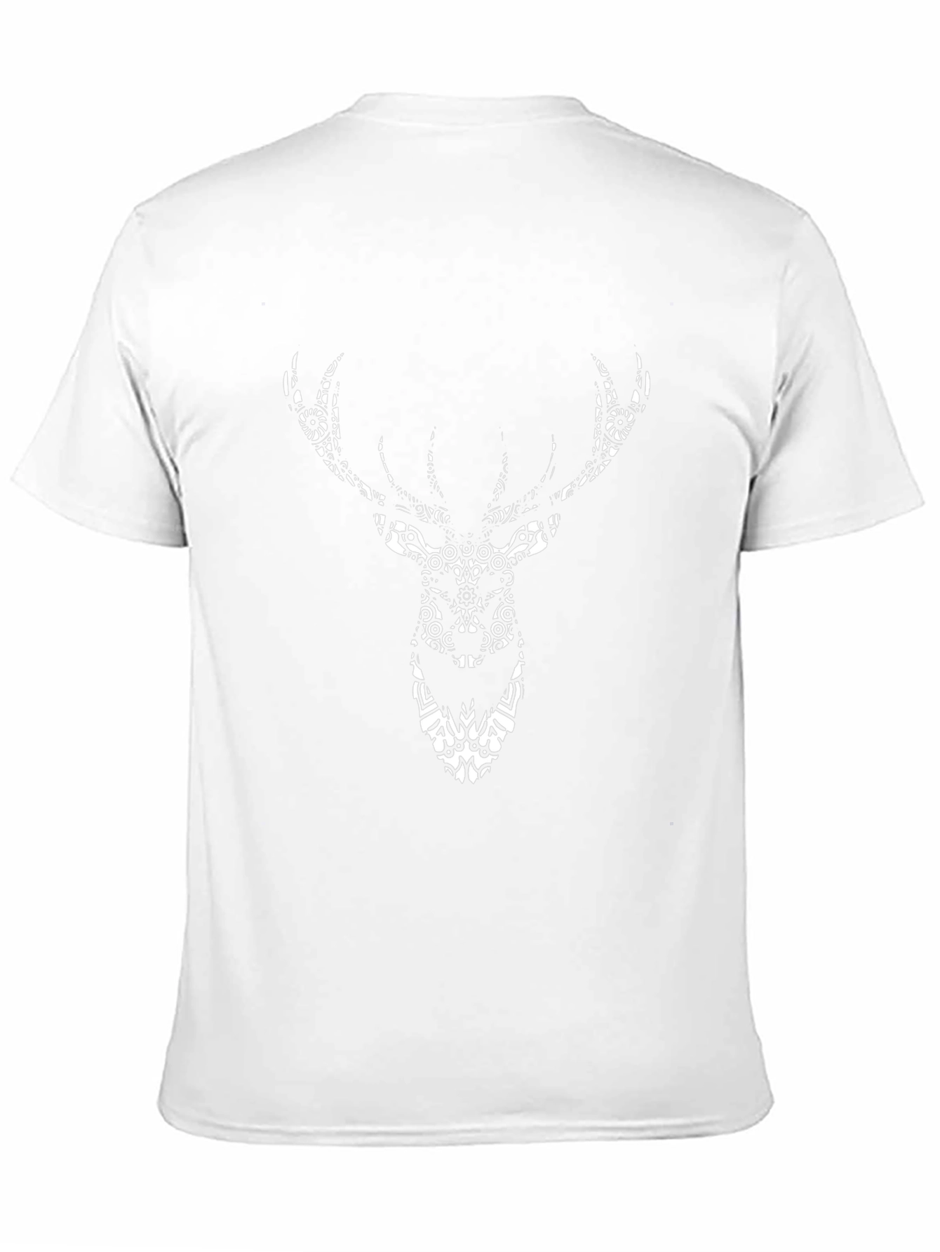 Black Deer Head Graphic Tee