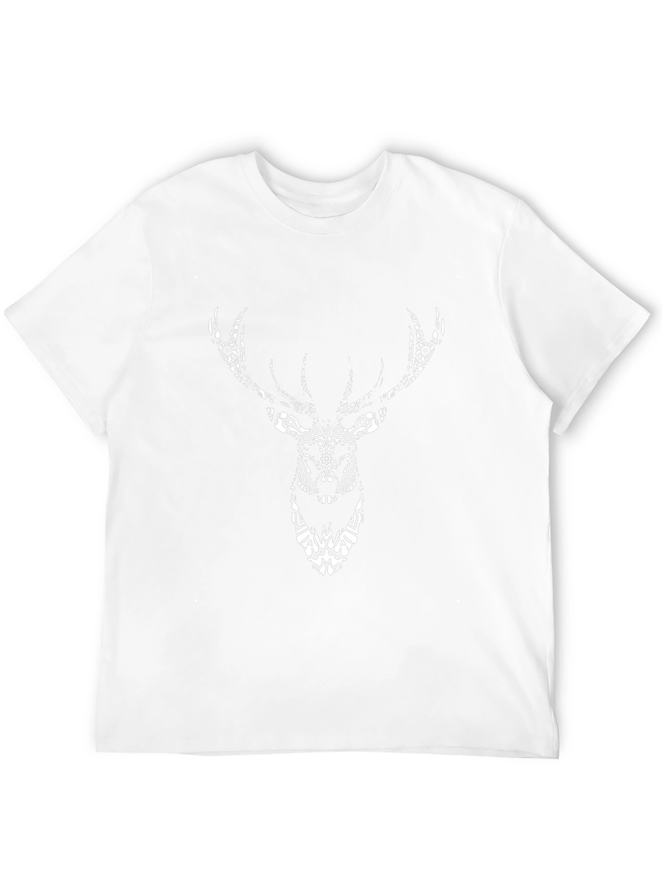 Black Deer Head Graphic Tee