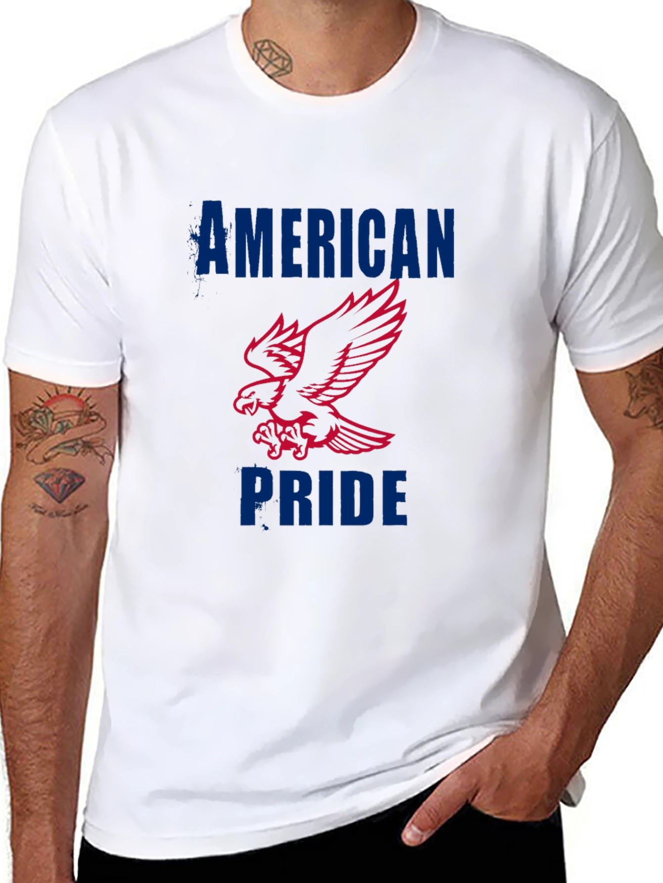 American Pride Eagle Graphic T-Shirt