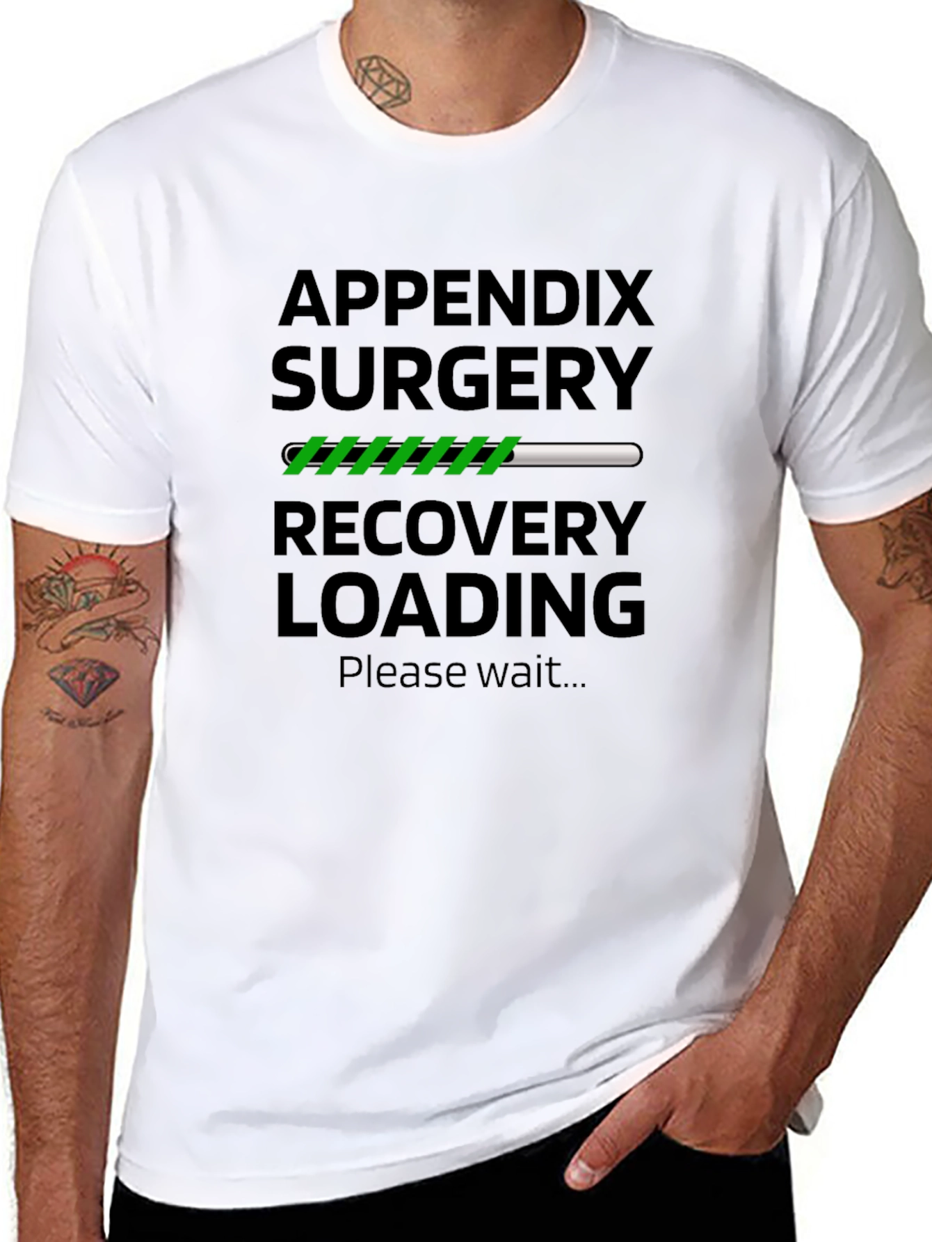 Appendix Surgery Recovery Loading T-Shirt