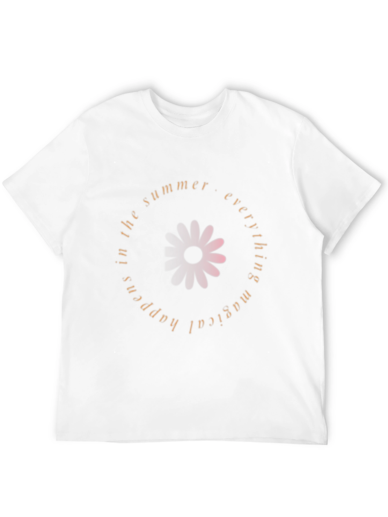 Summer Vibes Graphic Tee - Black Cotton T-Shirt