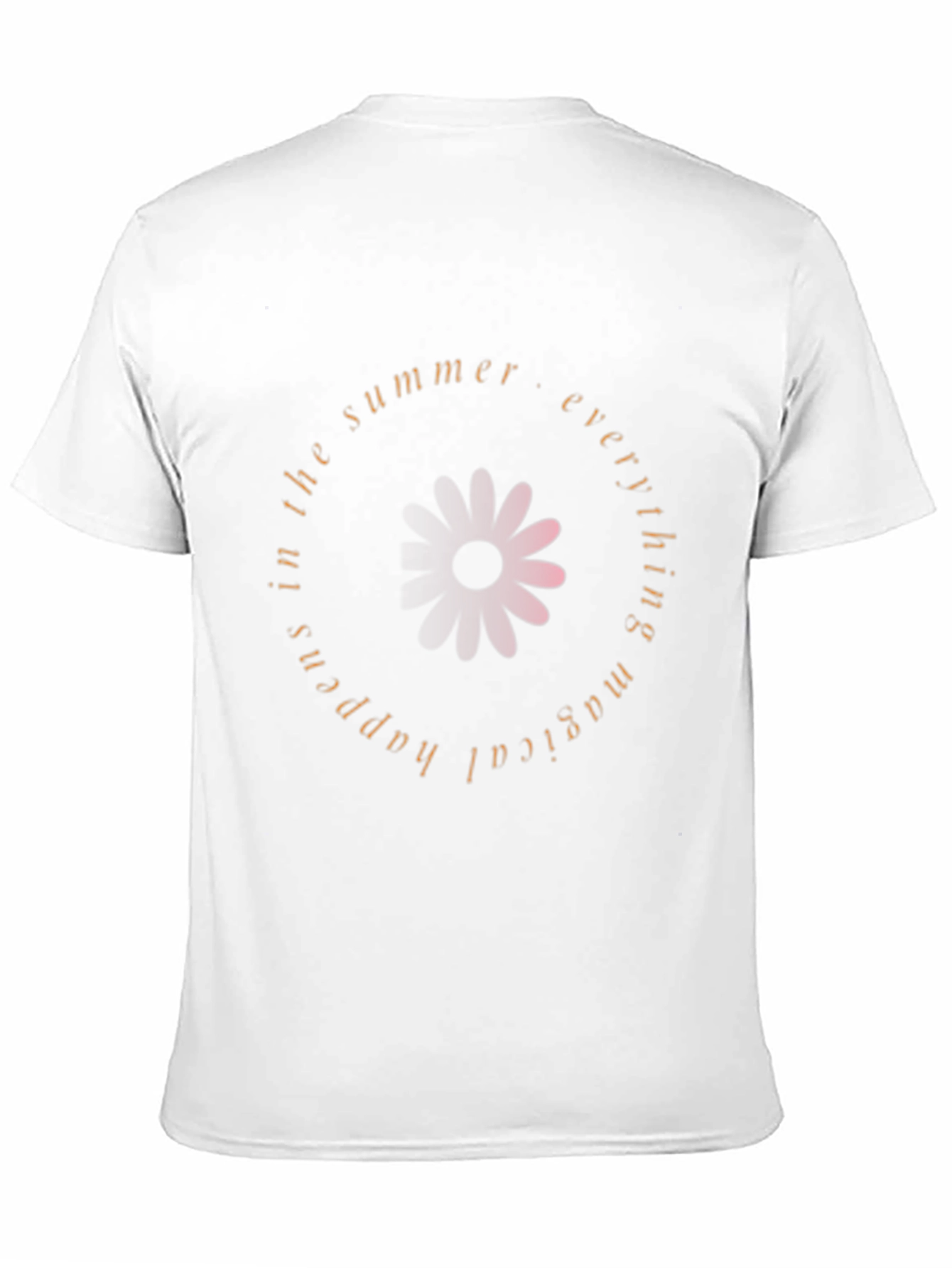 Summer Vibes Graphic Tee - Black Cotton T-Shirt