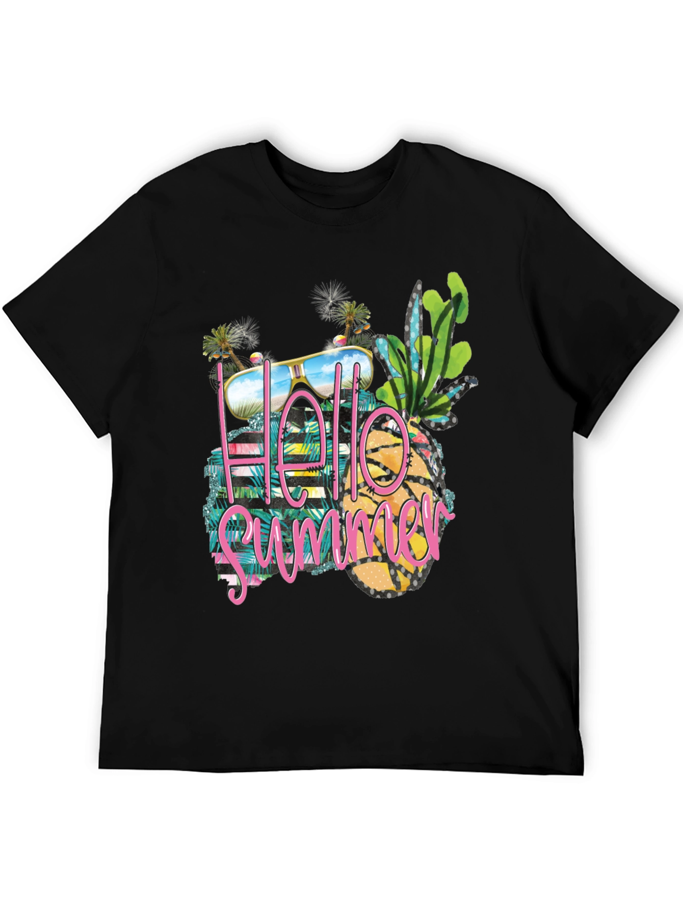 Hello Summer Graphic Tee - Beach Vibes