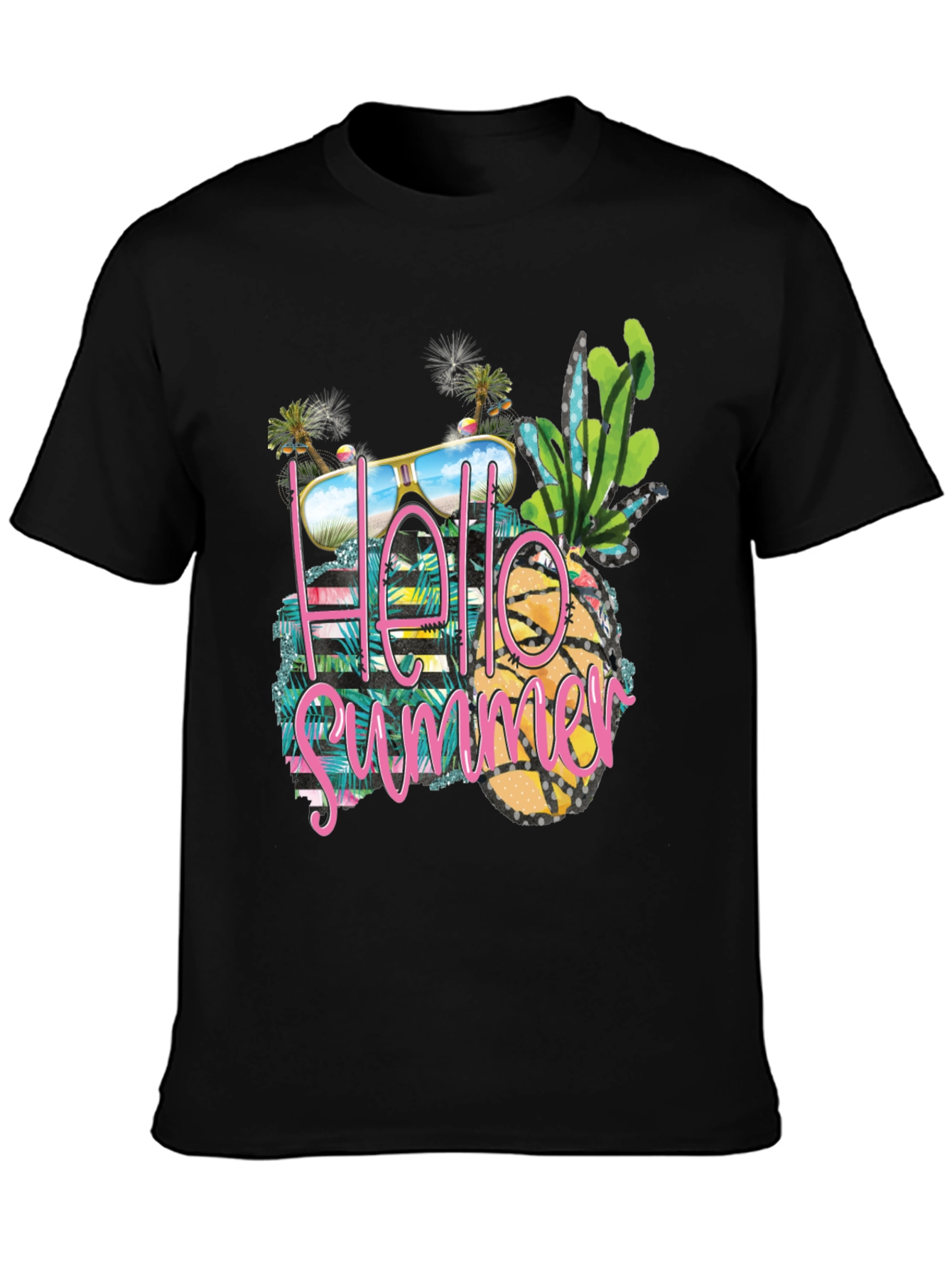 Hello Summer Graphic Tee - Beach Vibes