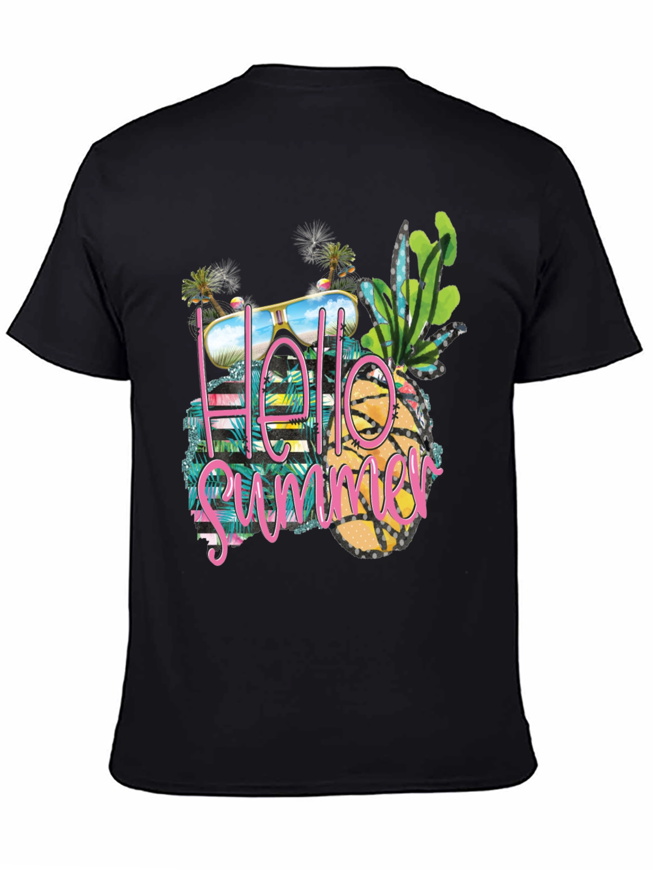 Hello Summer Graphic Tee - Beach Vibes
