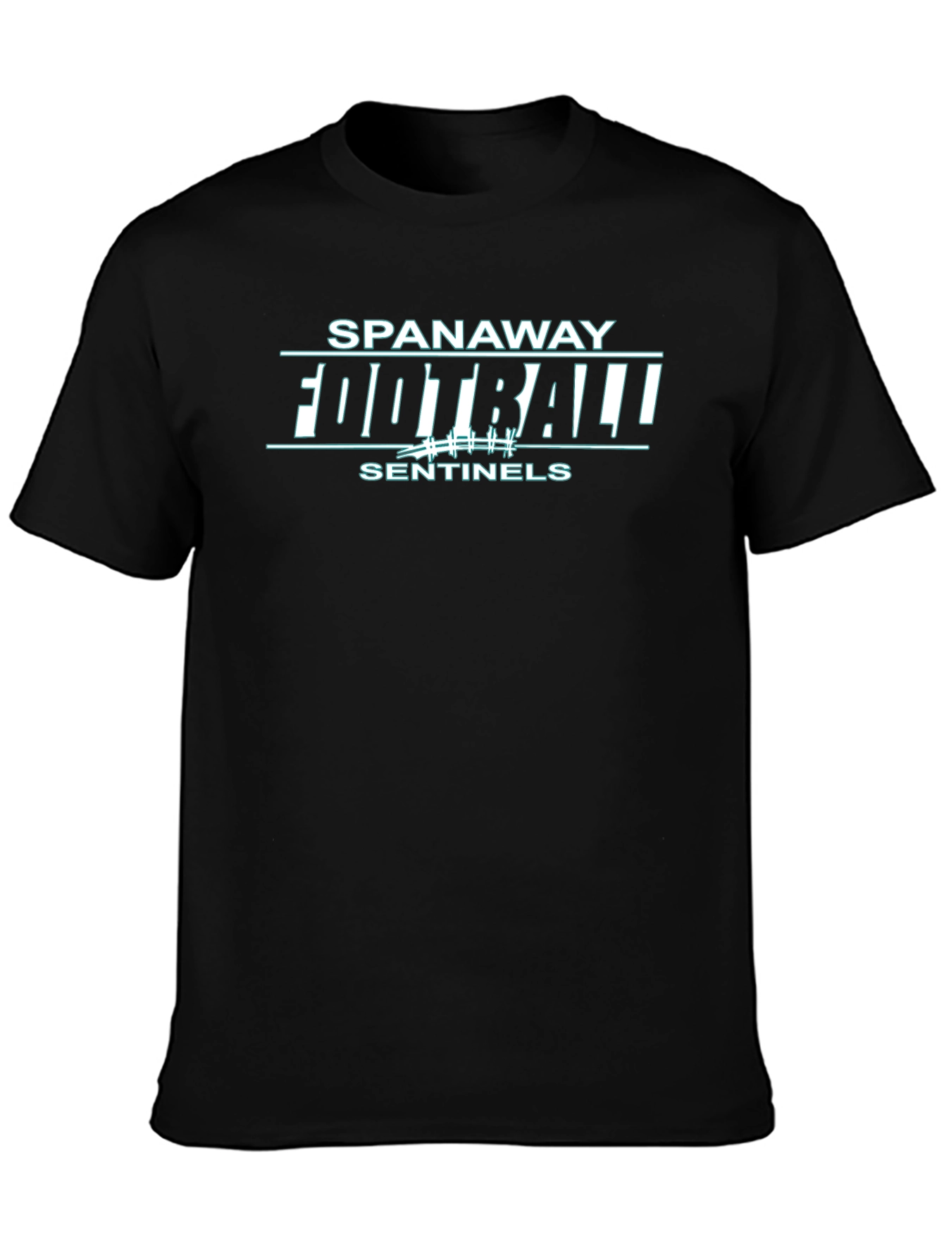 Spanaway Football Sentinels Black T-Shirt