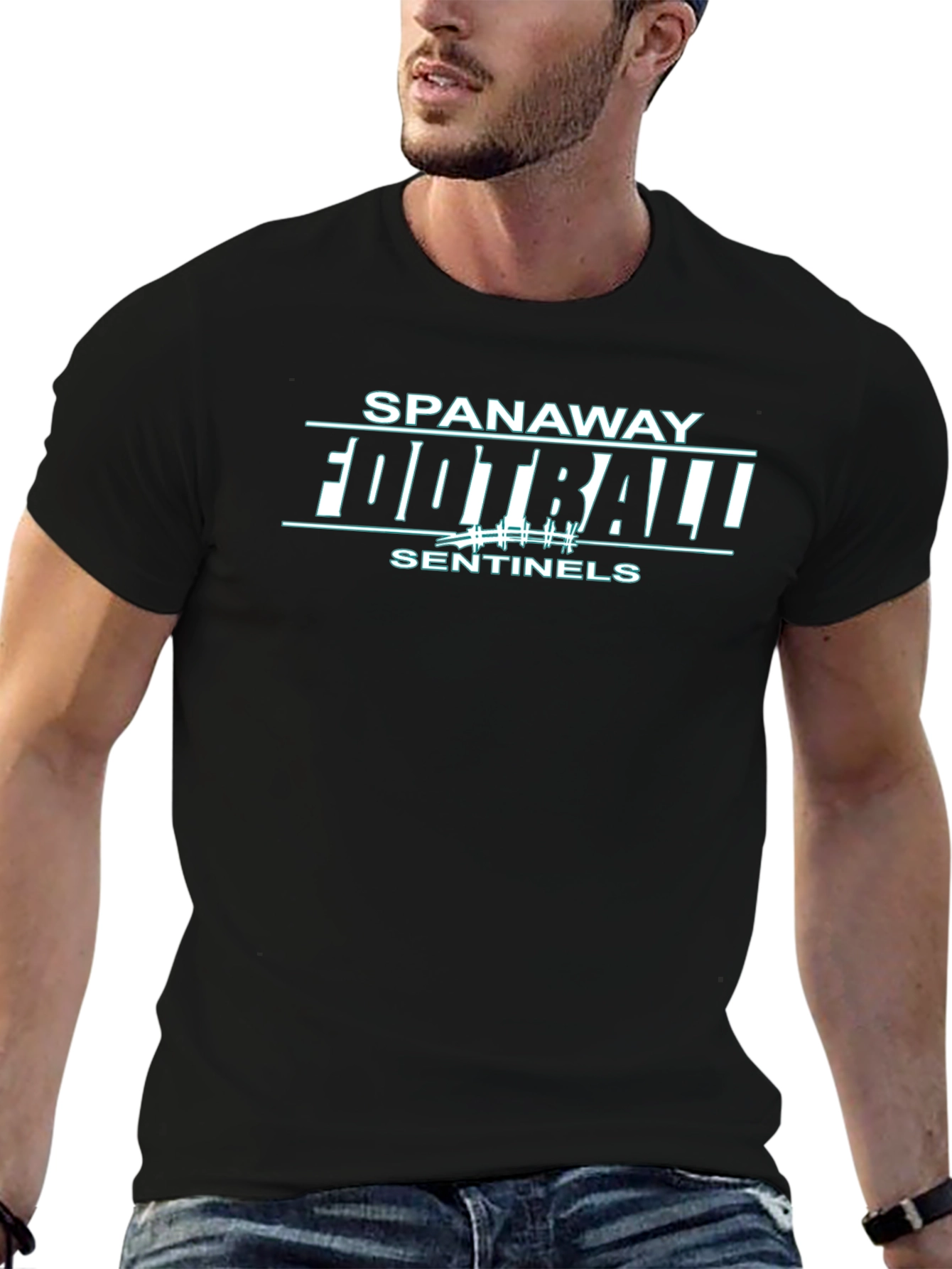 Spanaway Football Sentinels Black T-Shirt