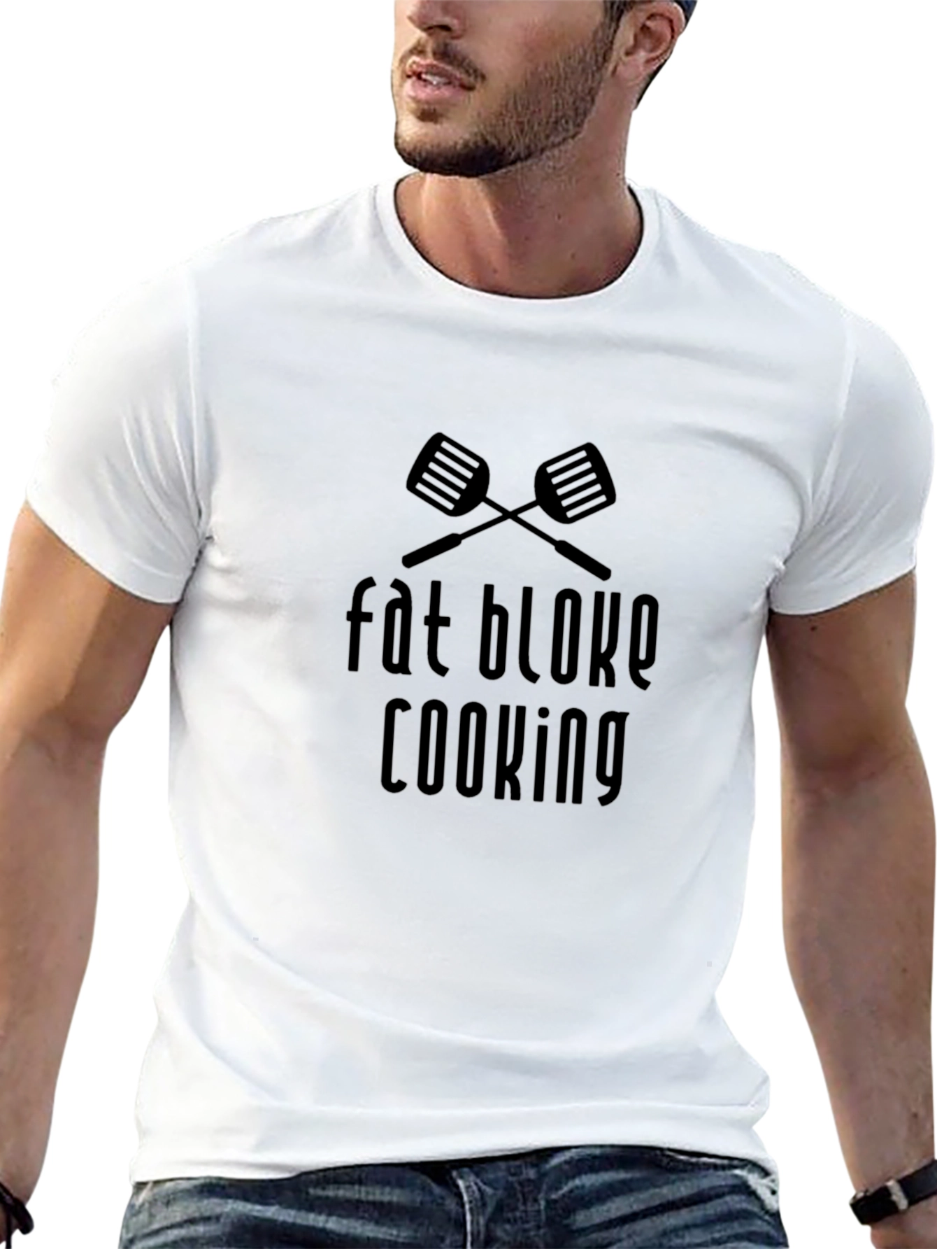 Fat Bloke Cooking T-Shirt