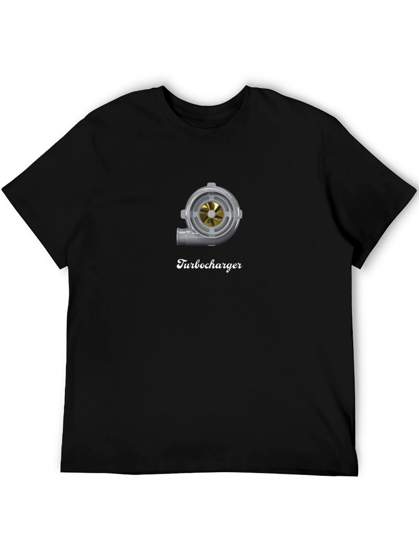 Turbocharger Graphic Tee - Premium Black T-Shirt
