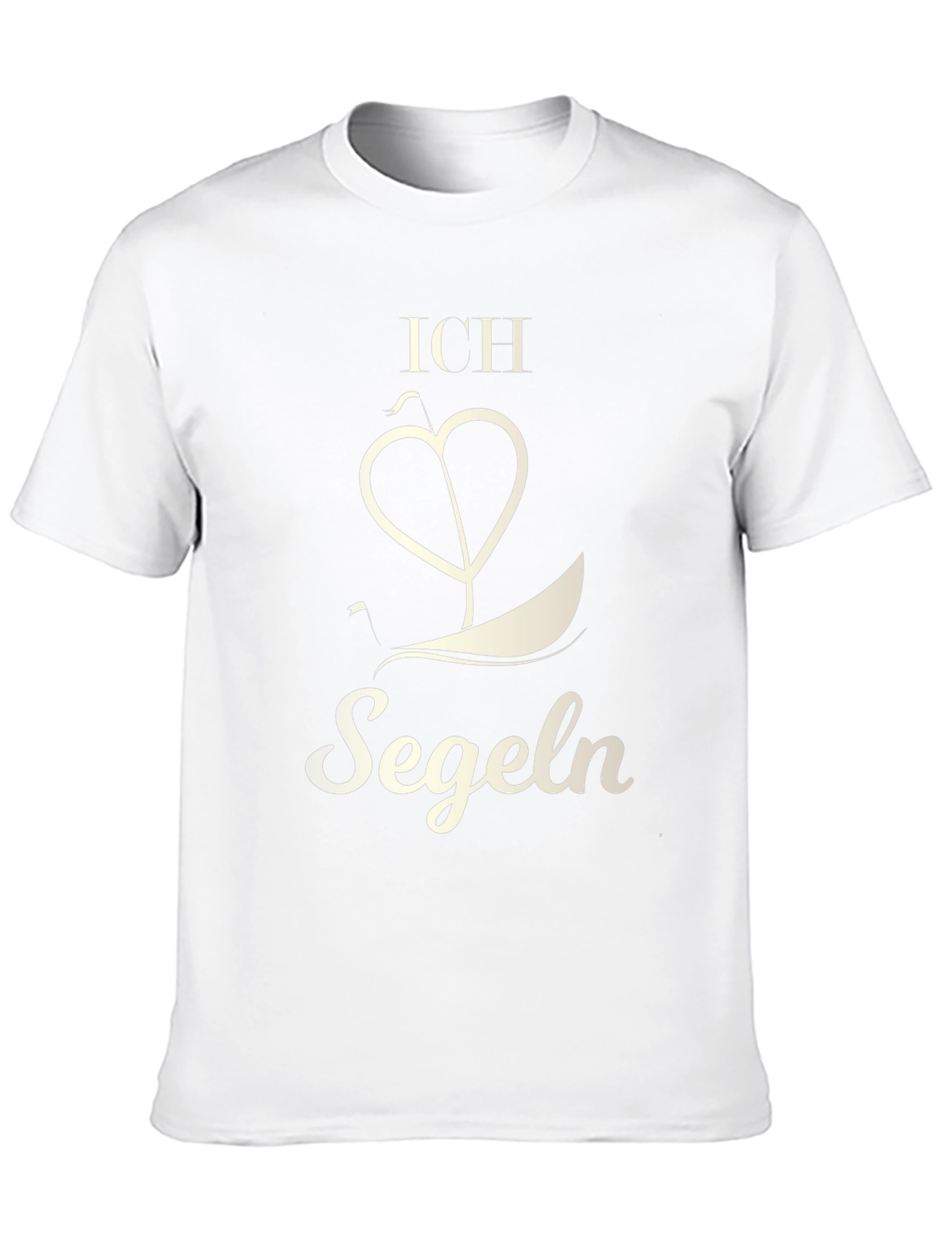Ich Liebe Segeln T-Shirt - Sailing Heart Design