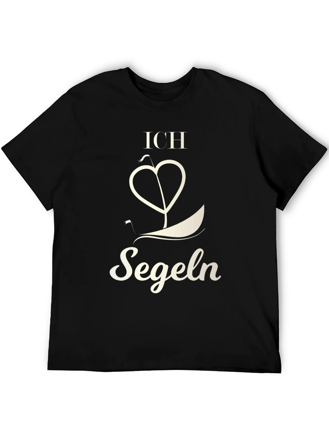 Ich Liebe Segeln T-Shirt - Sailing Heart Design