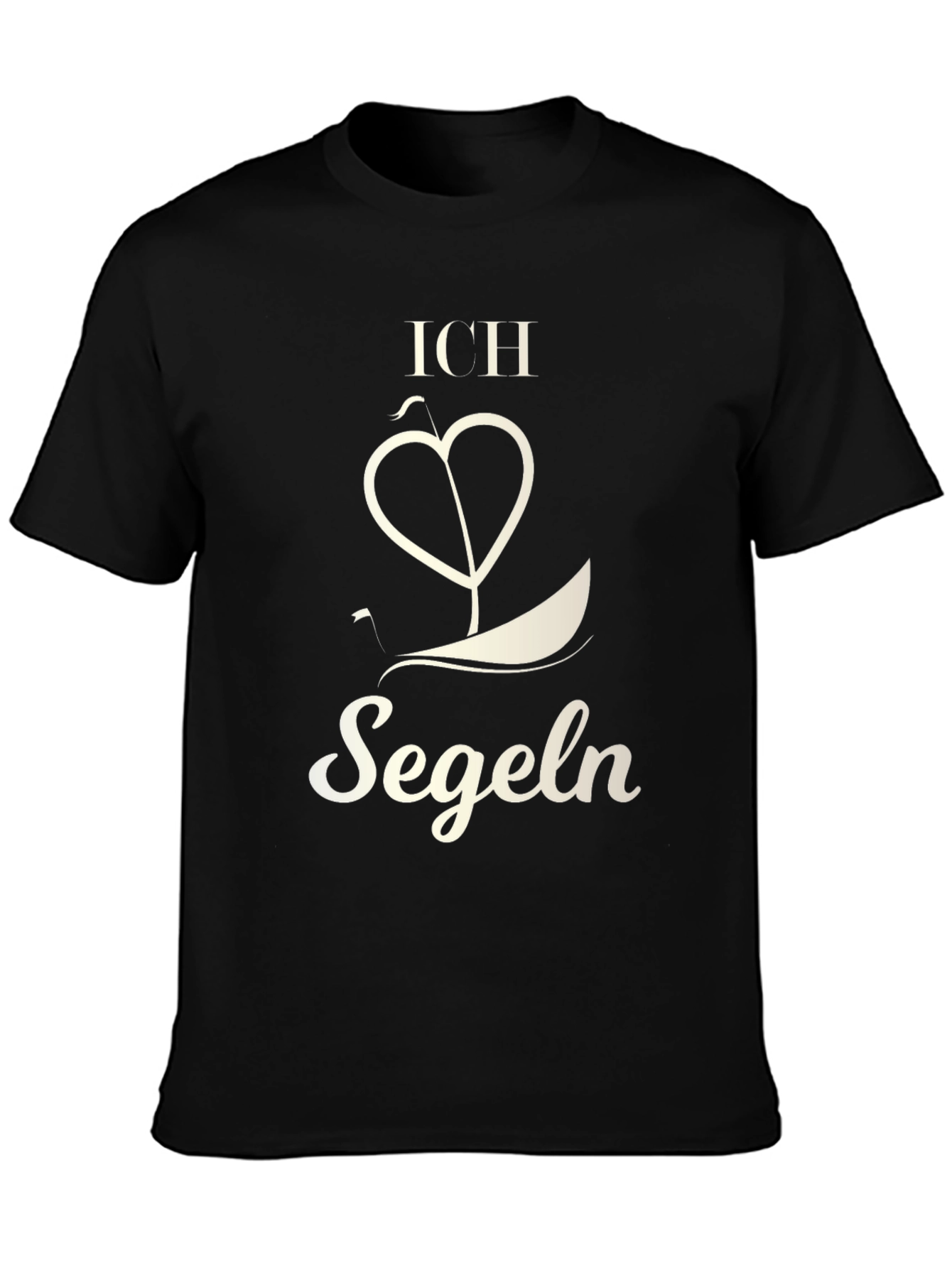 Ich Liebe Segeln T-Shirt - Sailing Heart Design