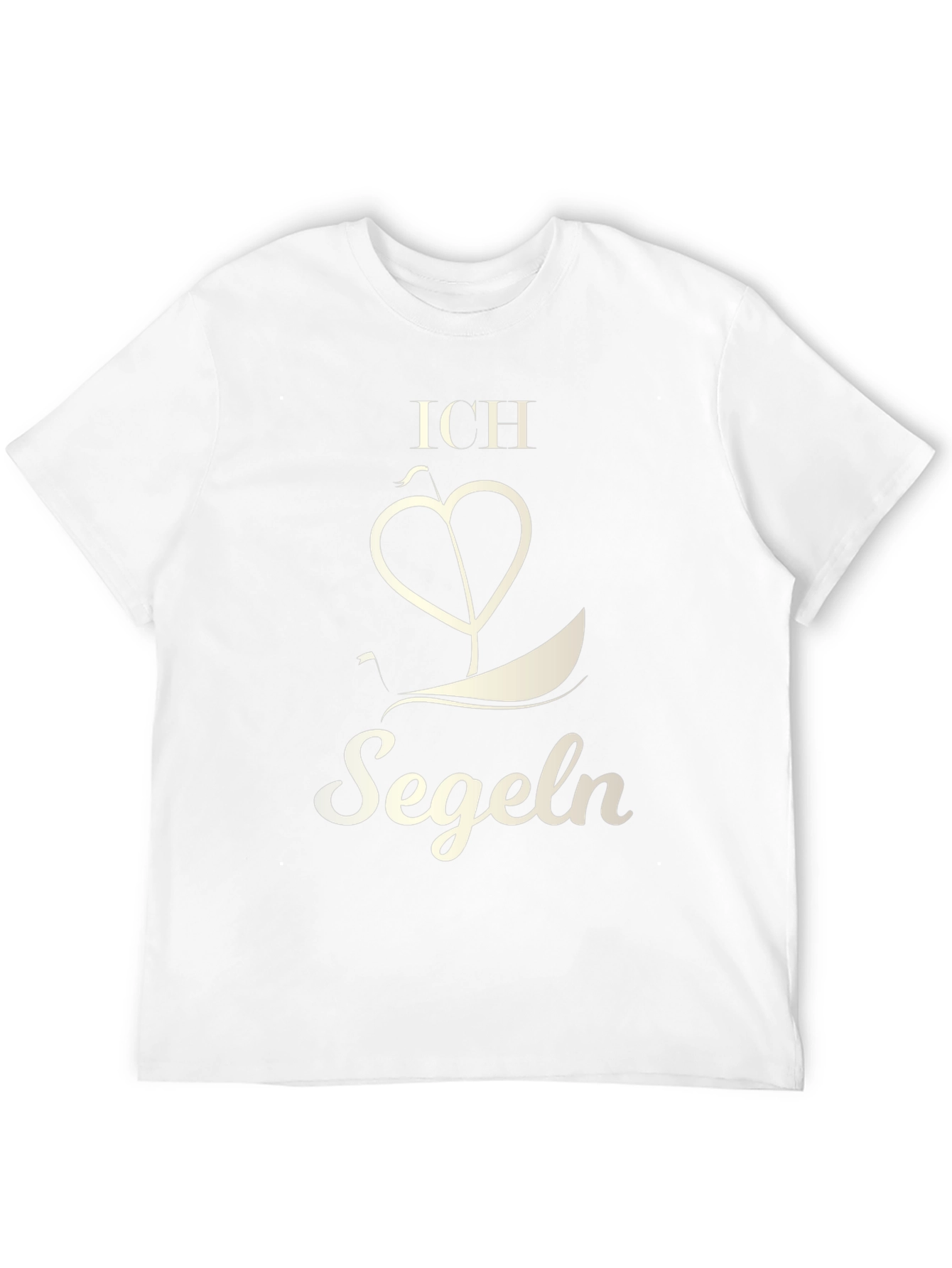 Ich Liebe Segeln T-Shirt - Sailing Heart Design