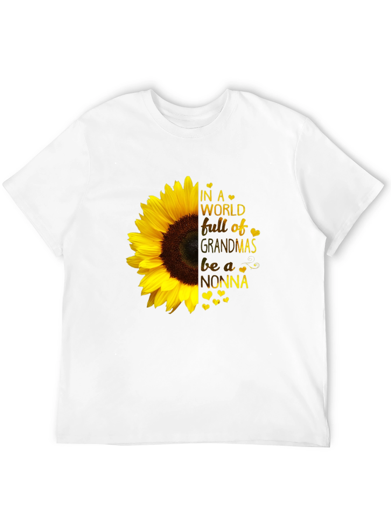 Sunflower Nonna T-Shirt - Grandmas Be a Nonna!