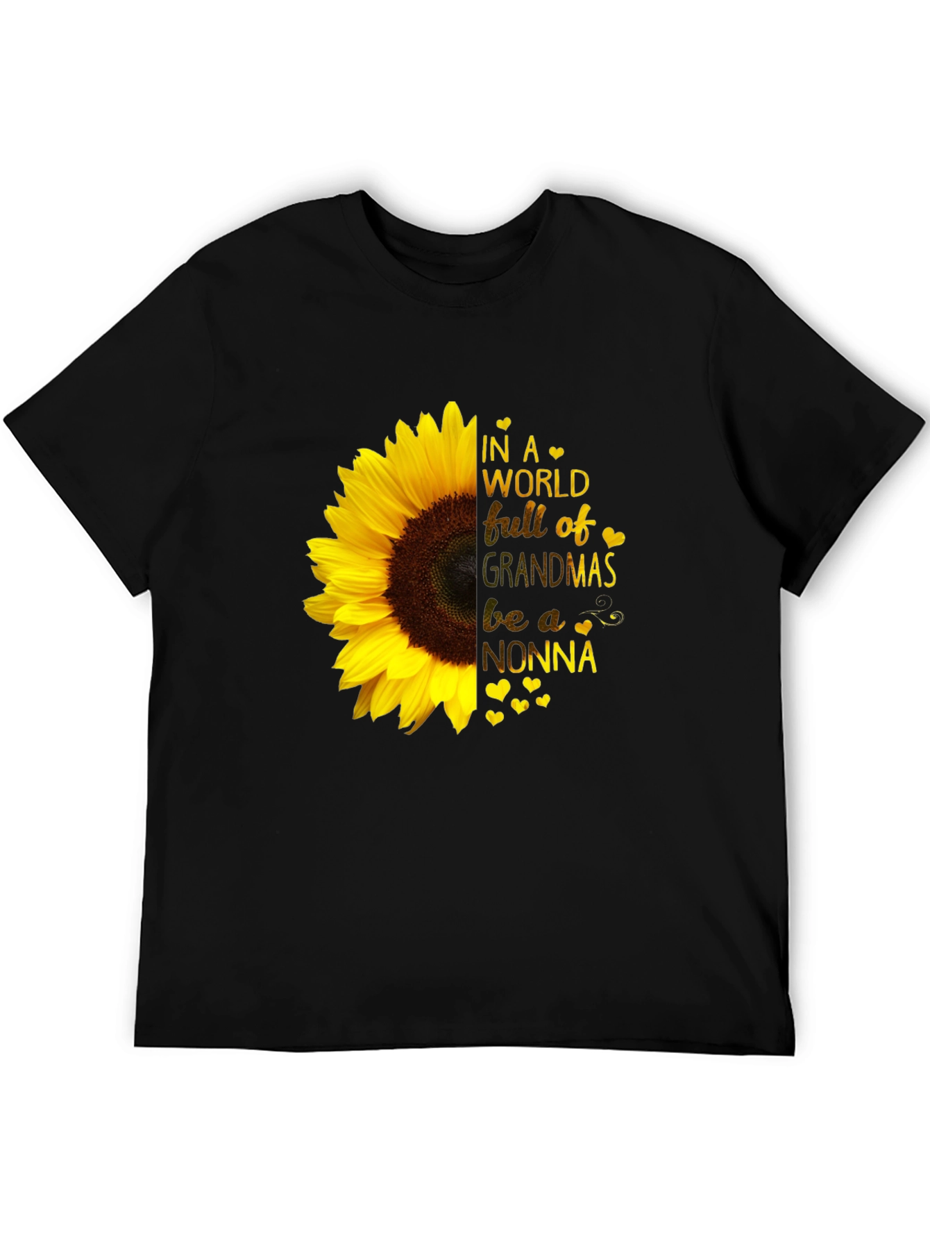 Sunflower Nonna T-Shirt - Grandmas Be a Nonna!