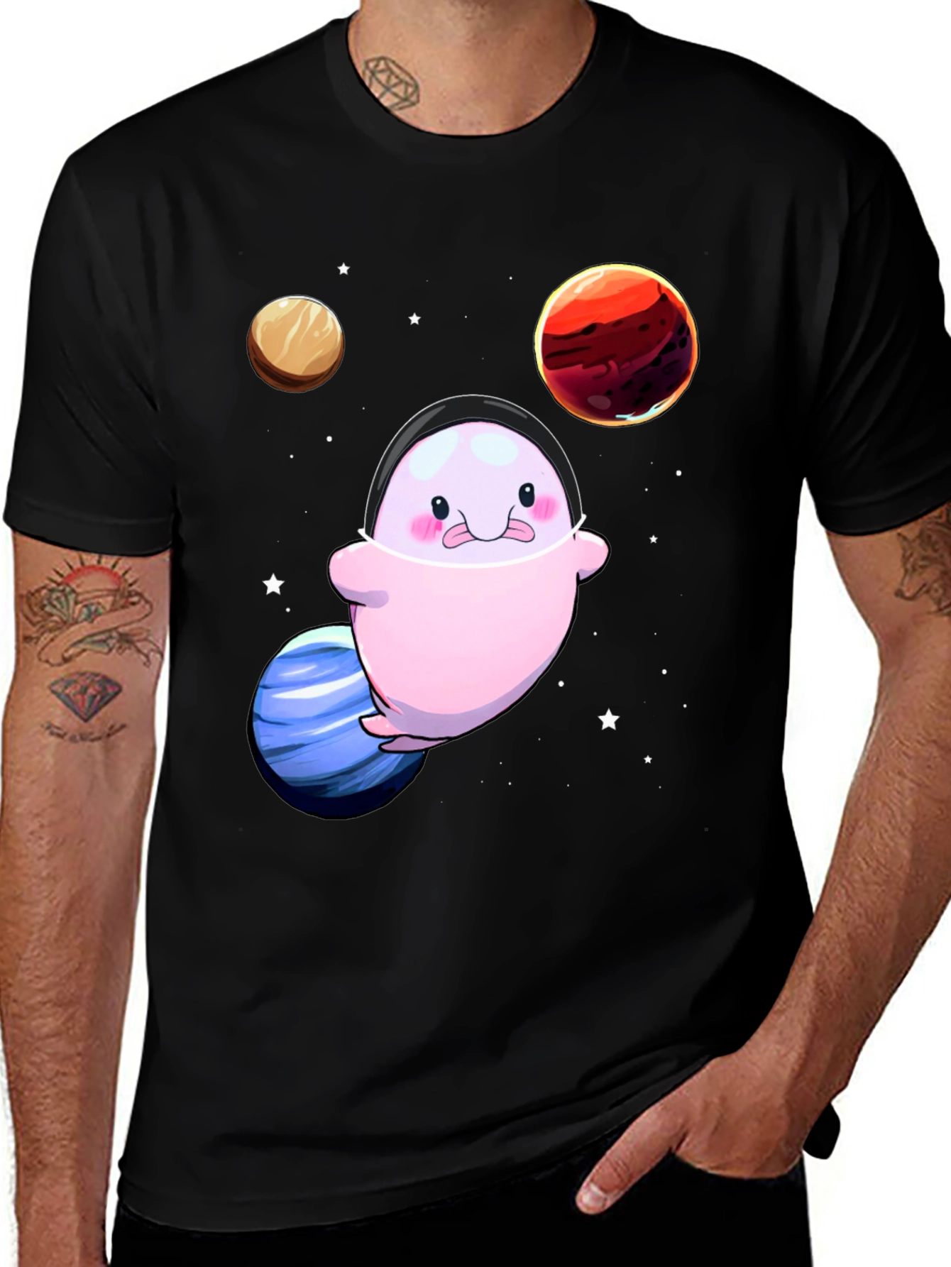 Space Blobfish T-Shirt - Unique Graphic Tee