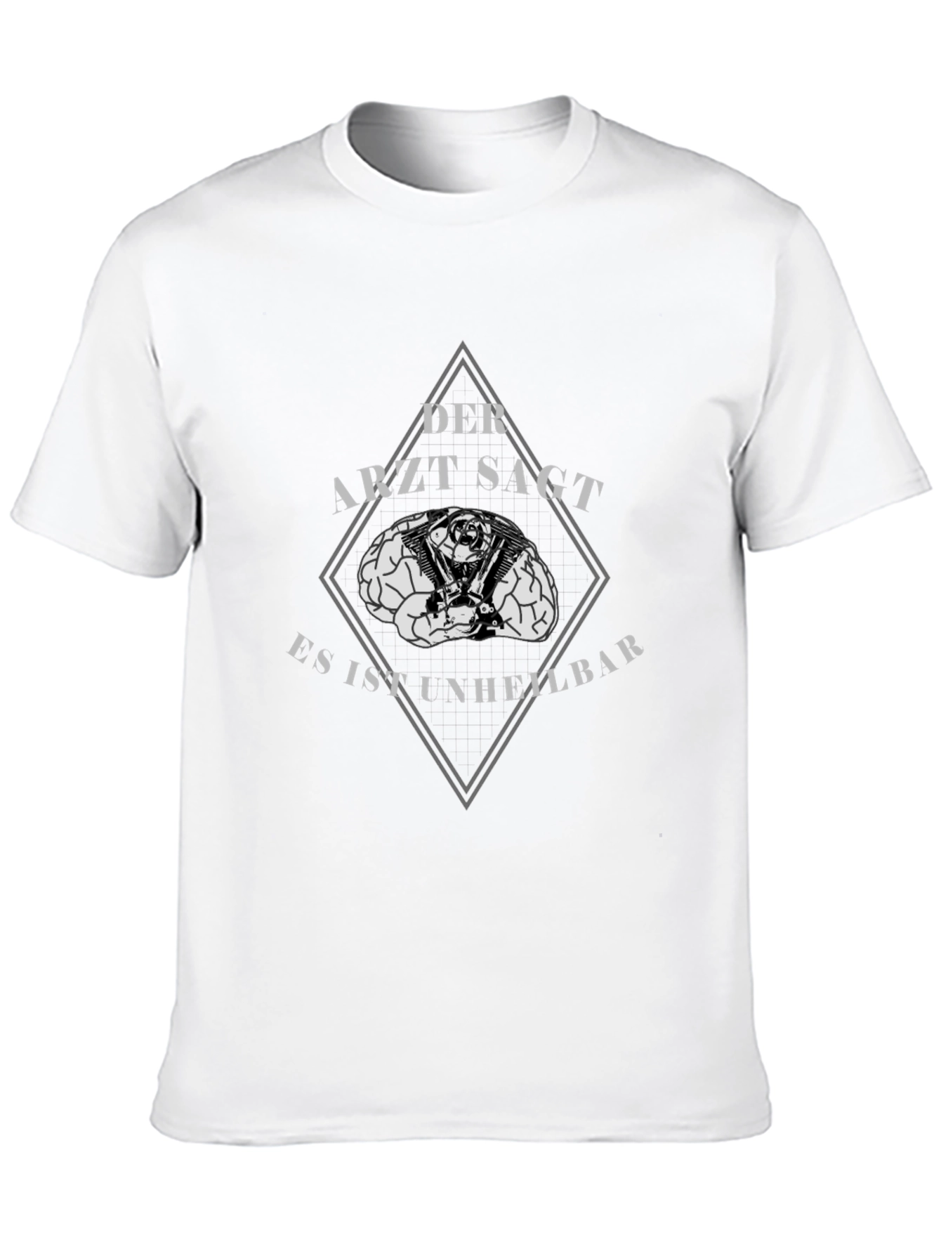 Der Arzt Sagt T-Shirt: Brain & Engine Design