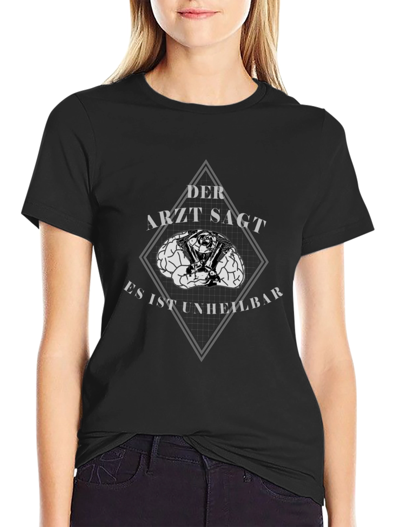 Der Arzt Sagt T-Shirt: Brain & Engine Design