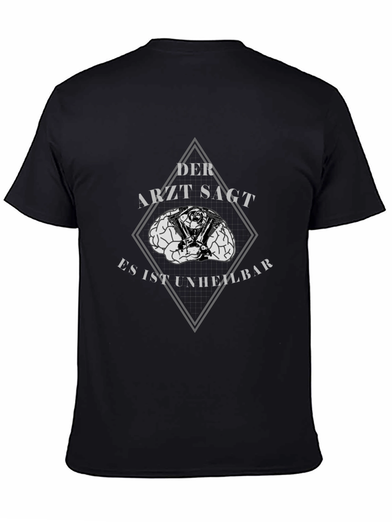 Der Arzt Sagt T-Shirt: Brain & Engine Design