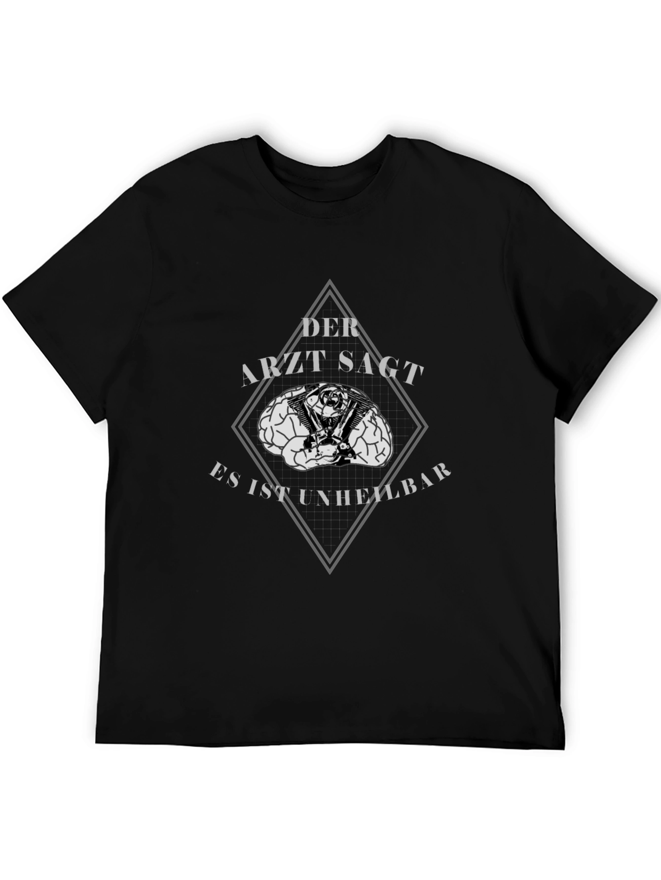 Der Arzt Sagt T-Shirt: Brain & Engine Design