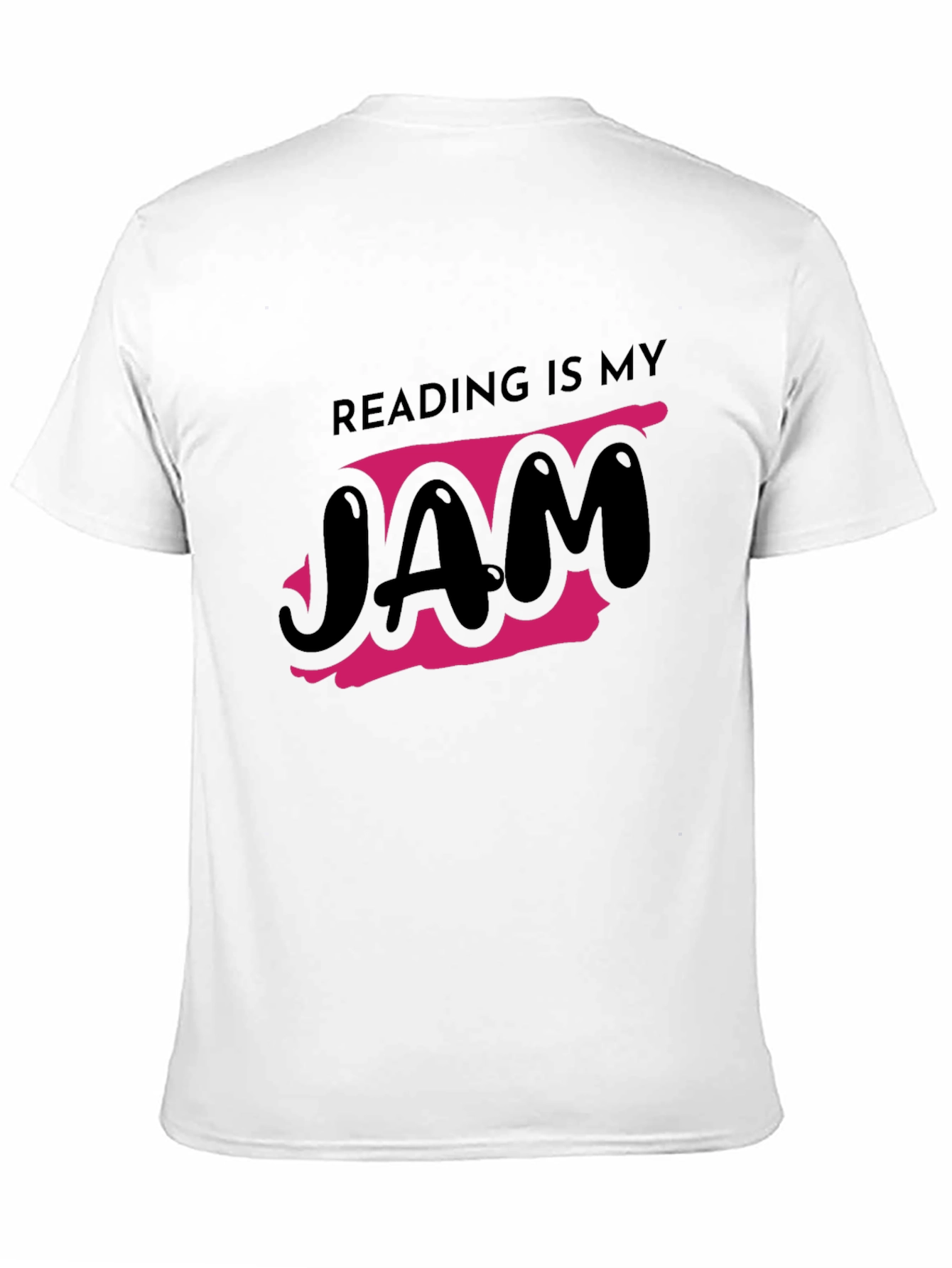 Reading is My Jam Graphic Tee - Black