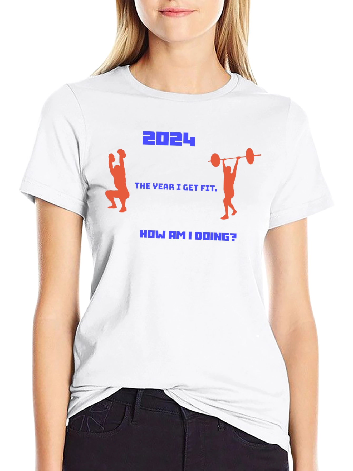 2024 Fitness Goal T-Shirt - Get Fit This Year!