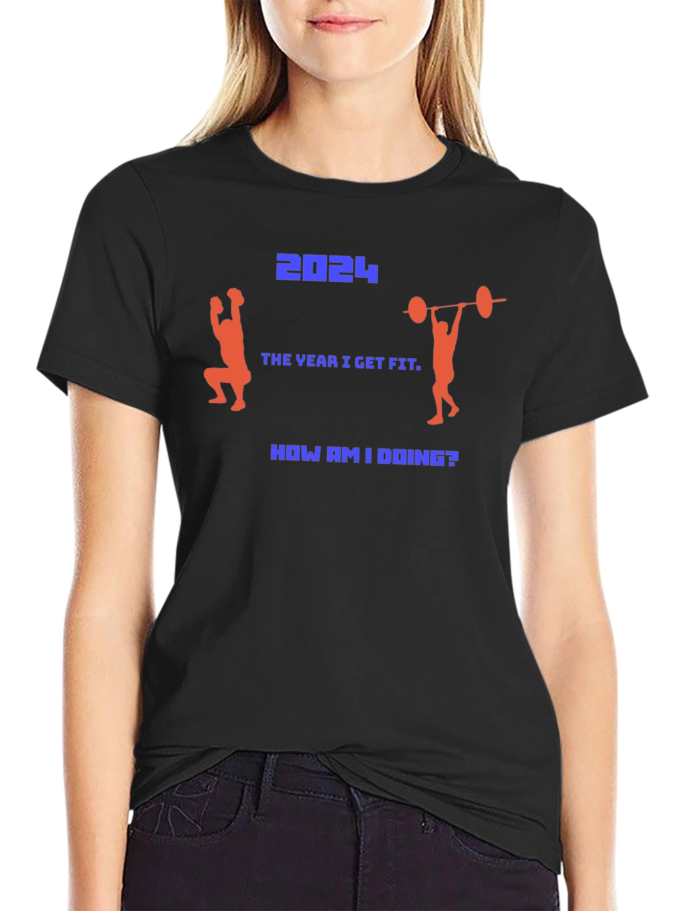 2024 Fitness Goal T-Shirt - Get Fit This Year!
