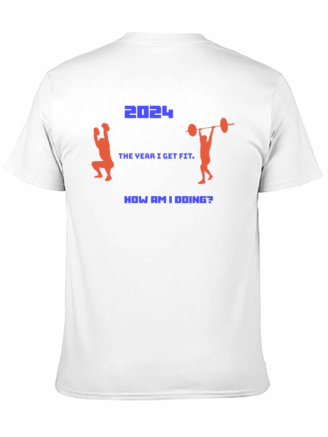 2024 Fitness Goal T-Shirt - Get Fit This Year!