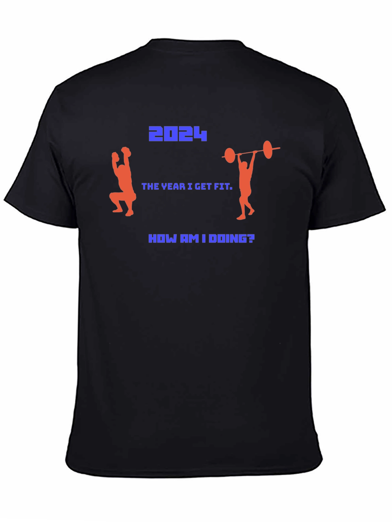 2024 Fitness Goal T-Shirt - Get Fit This Year!