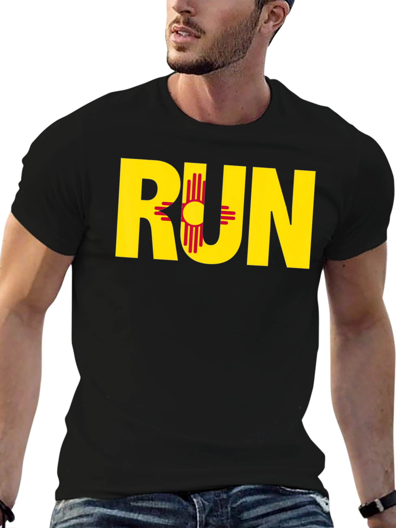 Run New Mexico Zia Symbol T-Shirt