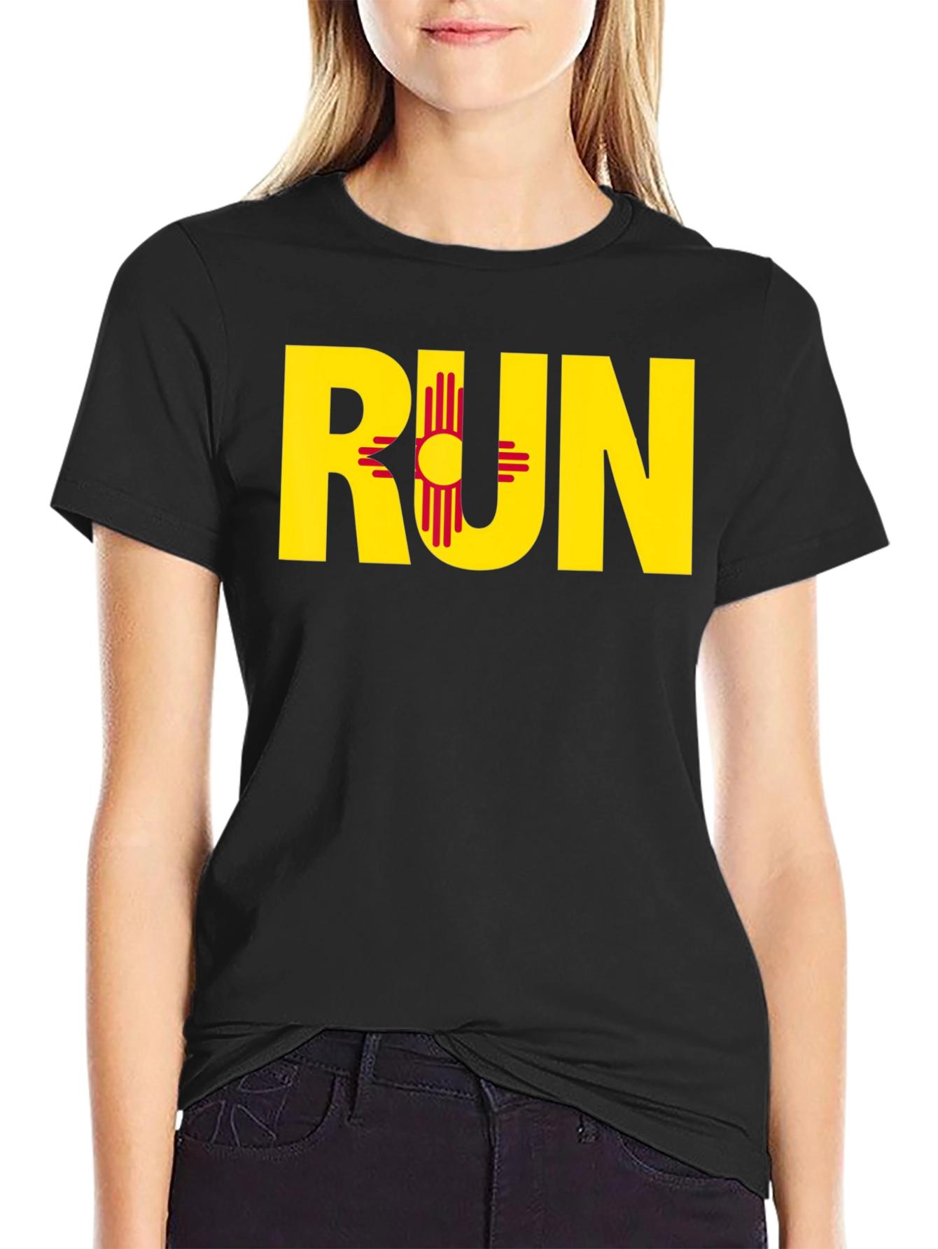 Run New Mexico Zia Symbol T-Shirt