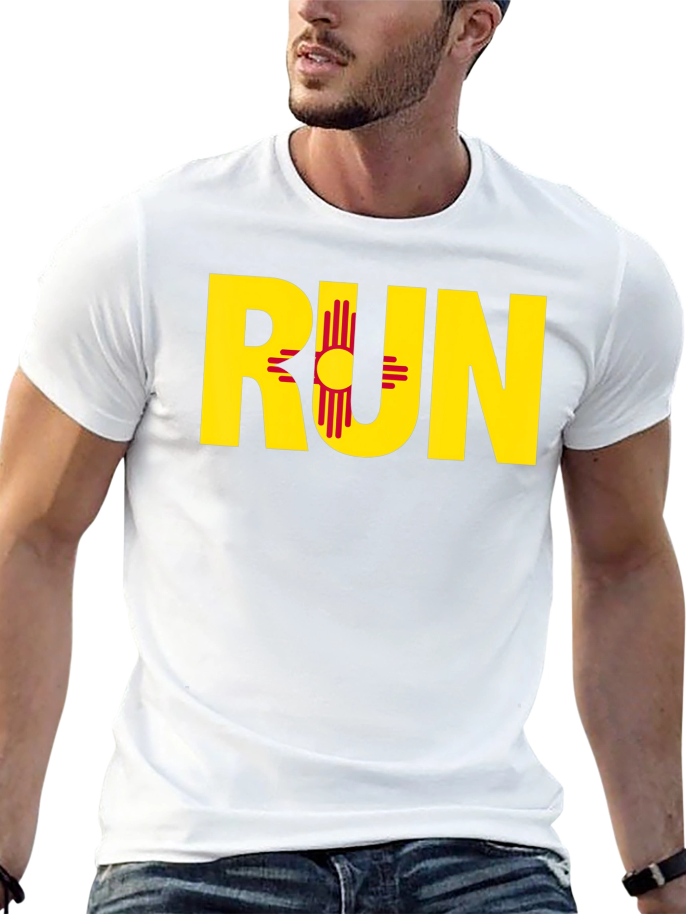 Run New Mexico Zia Symbol T-Shirt