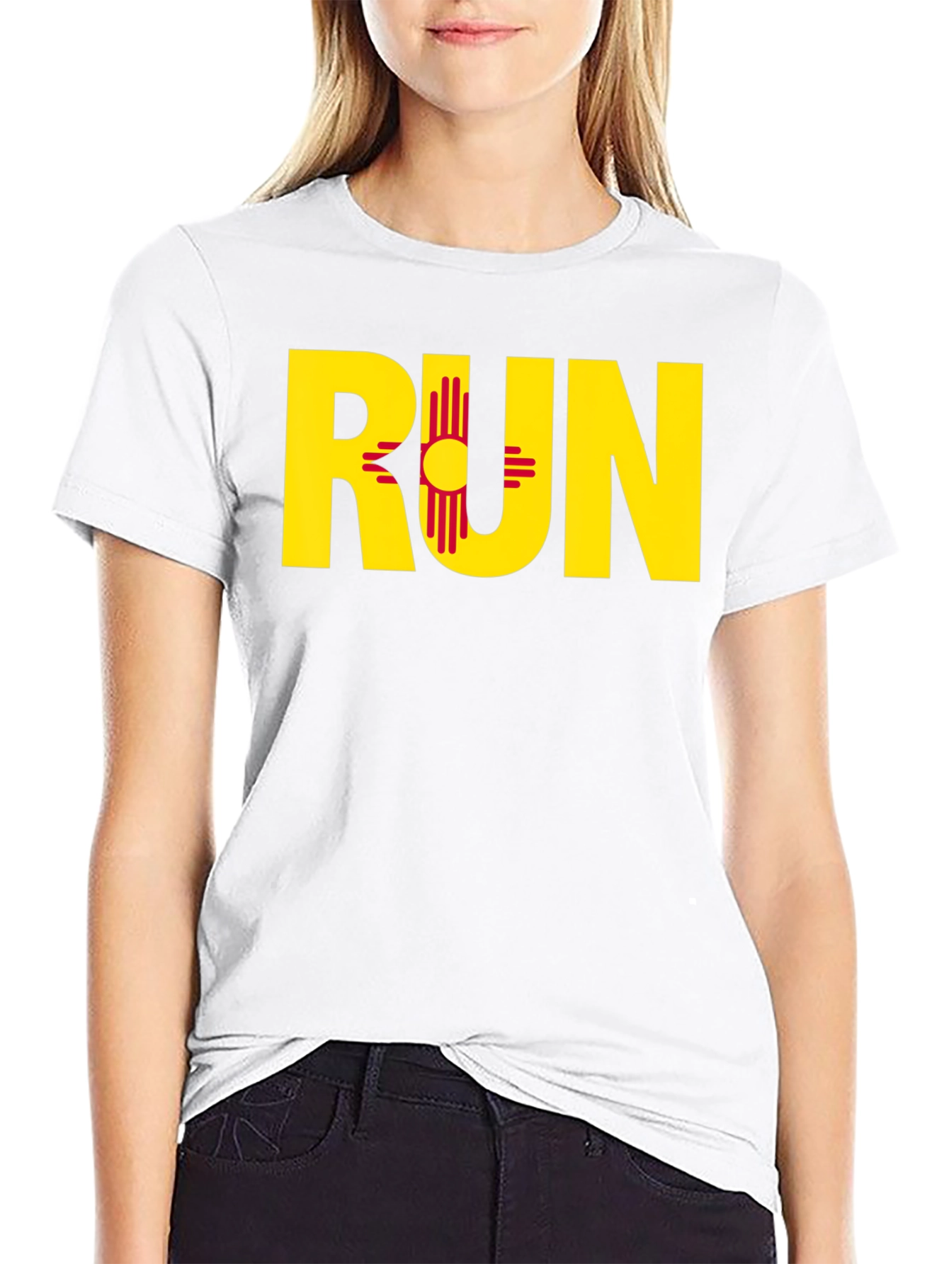 Run New Mexico Zia Symbol T-Shirt