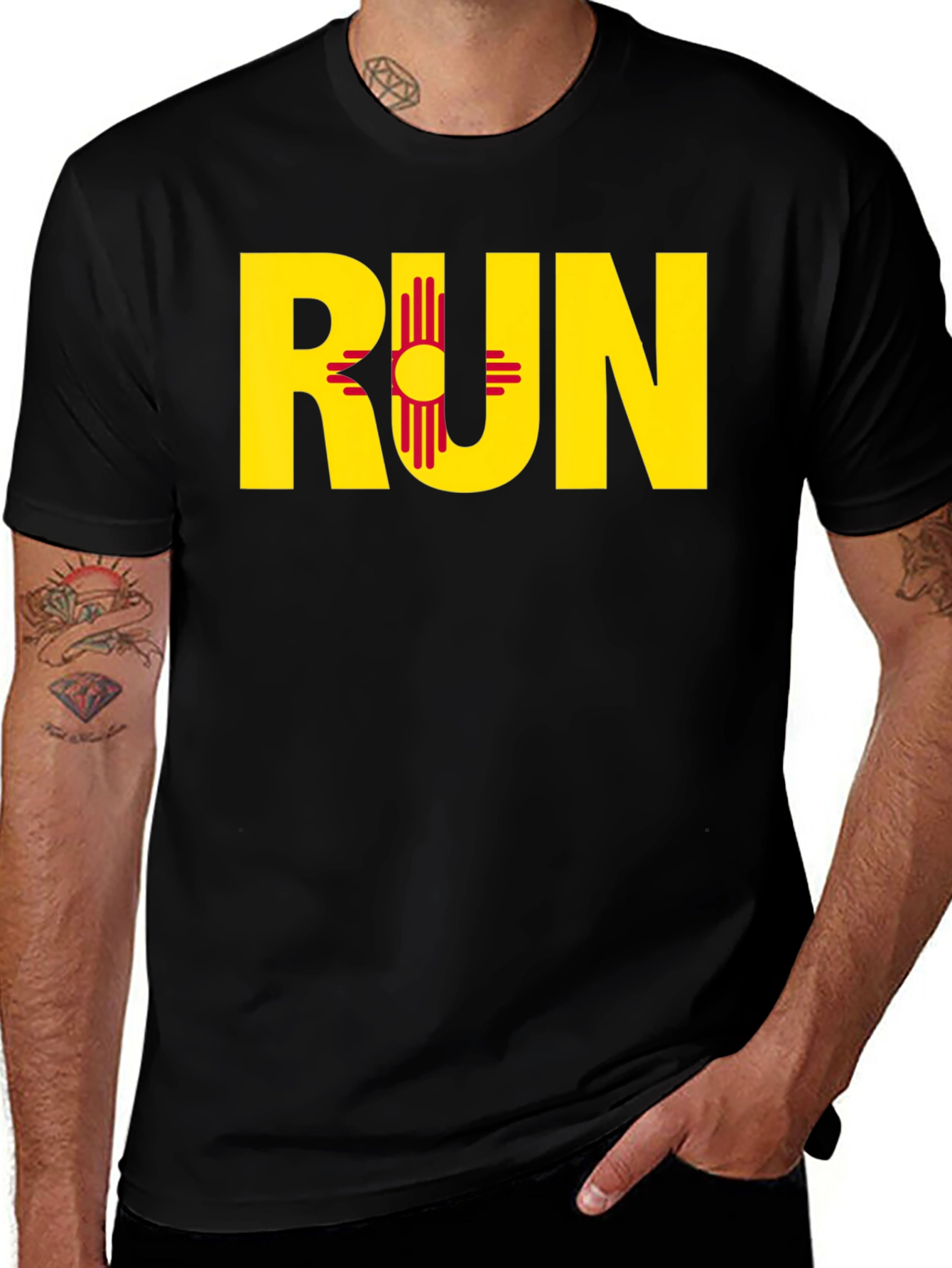 Run New Mexico Zia Symbol T-Shirt