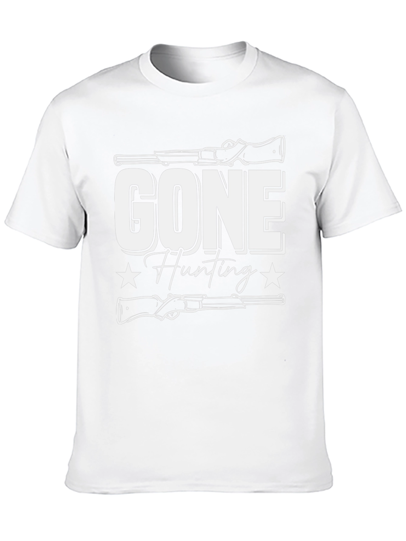 Gone Hunting Graphic Tee - Mens Black T-Shirt