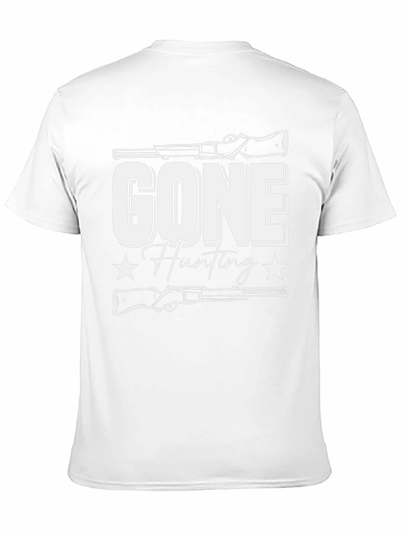 Gone Hunting Graphic Tee - Mens Black T-Shirt