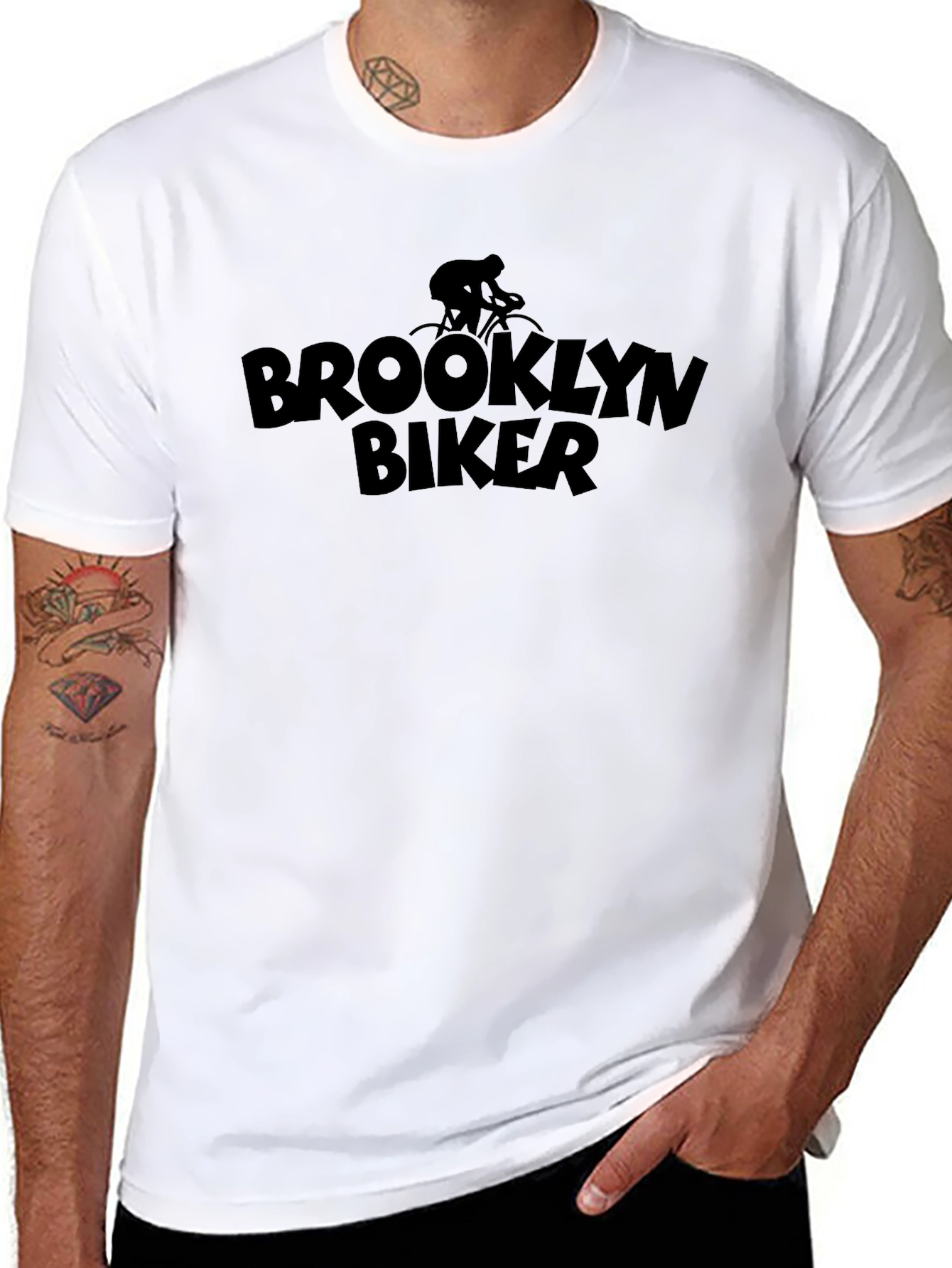 Brooklyn Biker Graphic T-Shirt