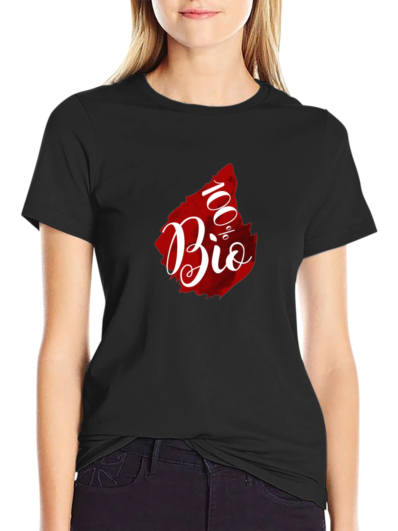 100% Bio Graphic Tee - Organic Lifestyle Shirt