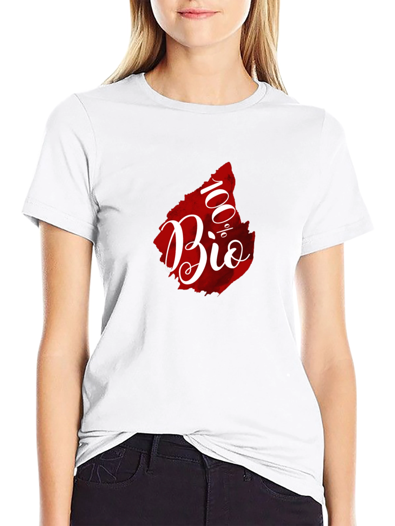 100% Bio Graphic Tee - Organic Lifestyle Shirt