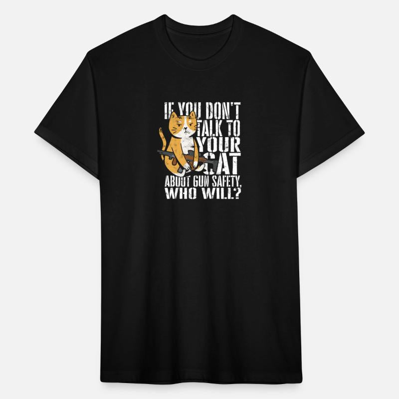If you don't talk to your cat about gun safety,