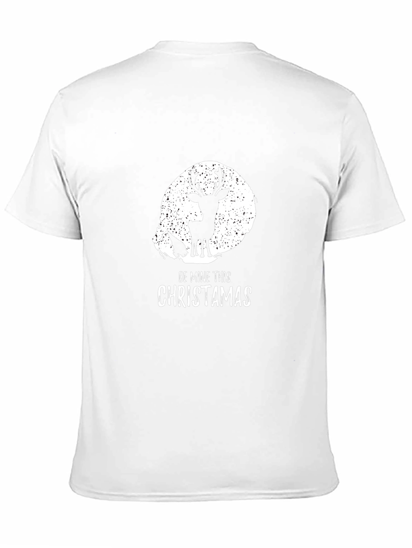 Be Mine This Christamas T-Shirt Deer Silhouette