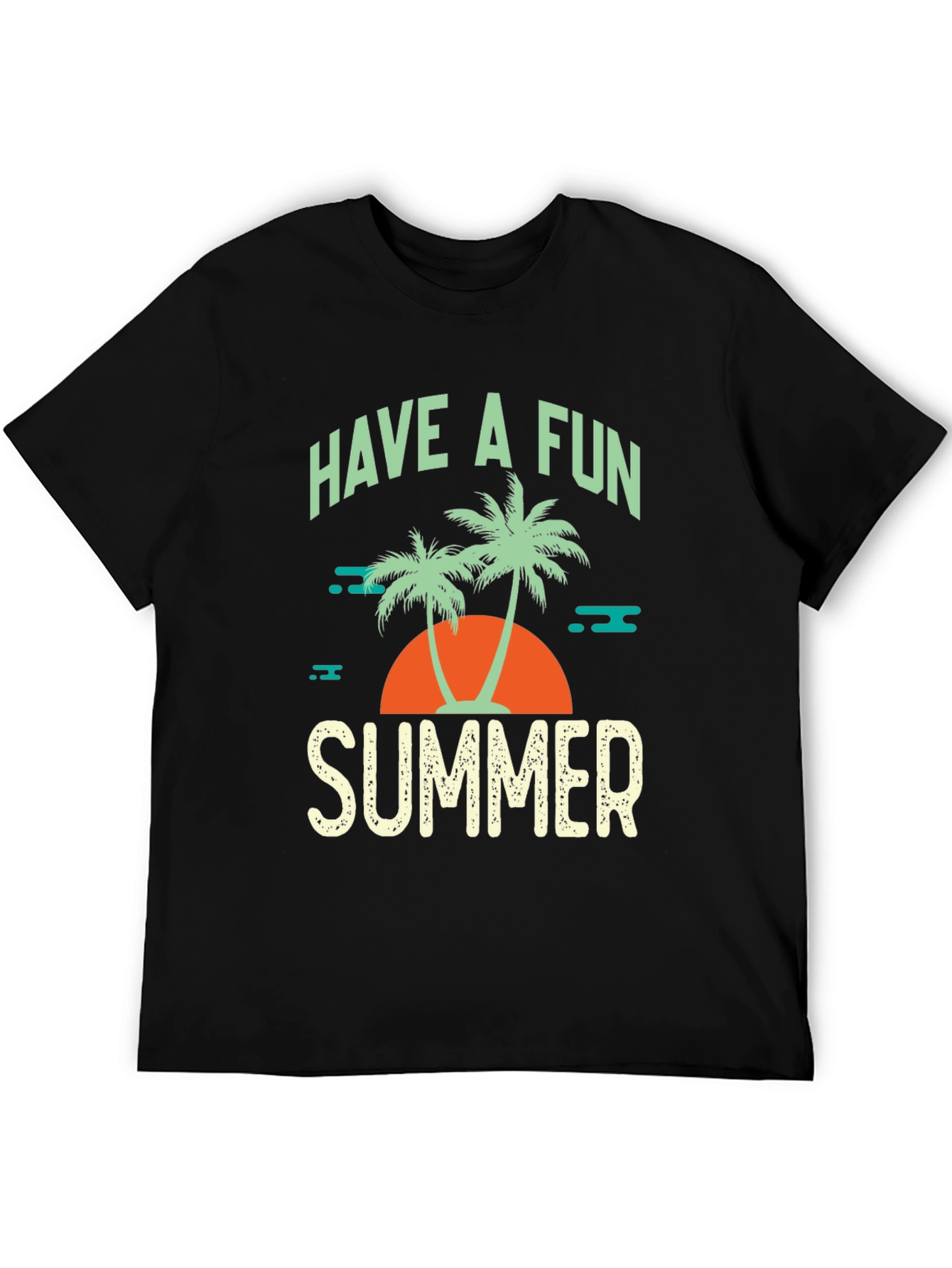 Have a Fun Summer Black T-Shirt