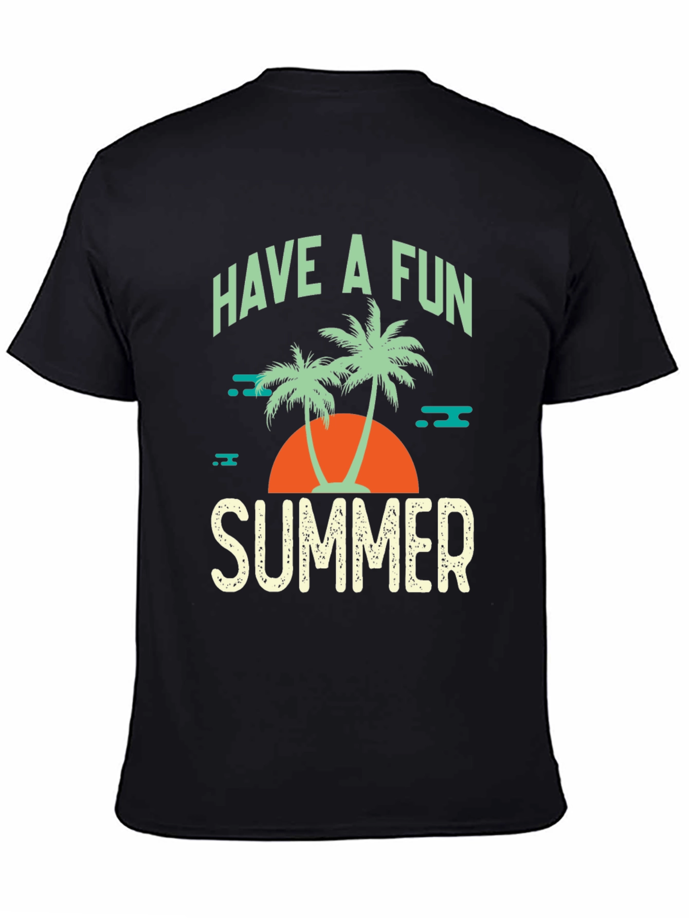 Have a Fun Summer Black T-Shirt