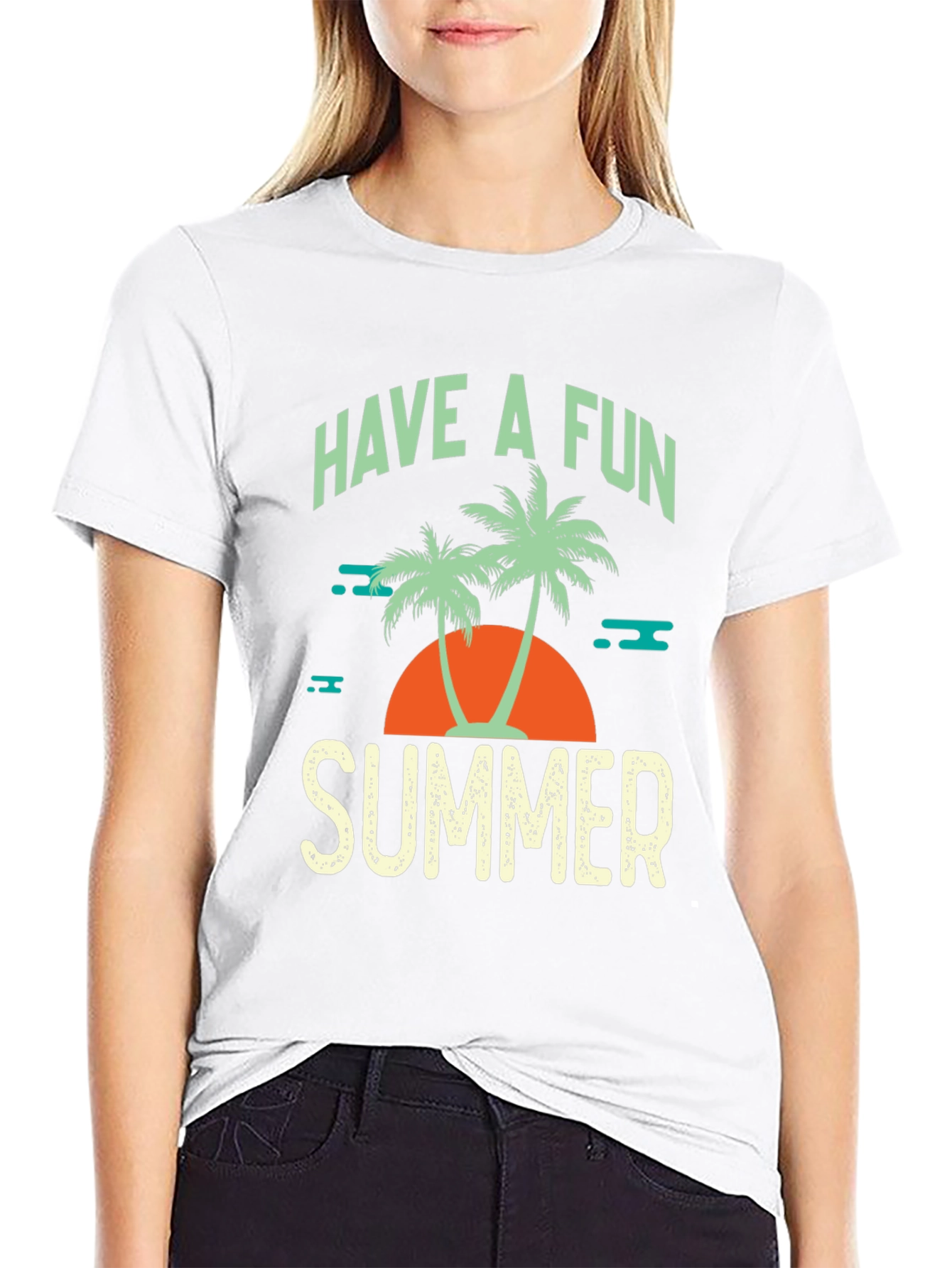 Have a Fun Summer Black T-Shirt
