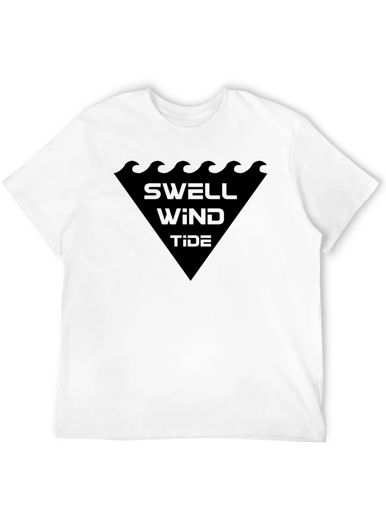 Swell Wind Tide Black Graphic Tee