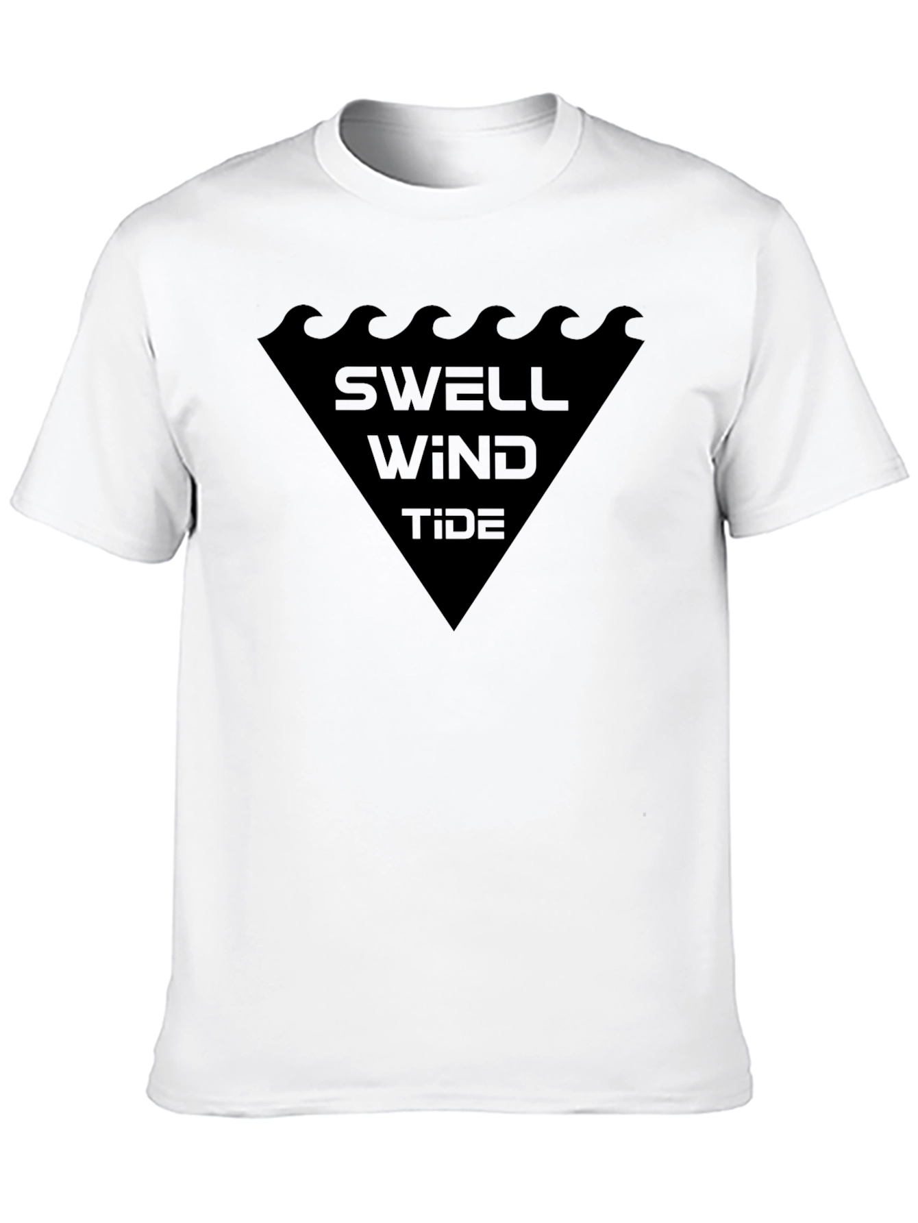Swell Wind Tide Black Graphic Tee