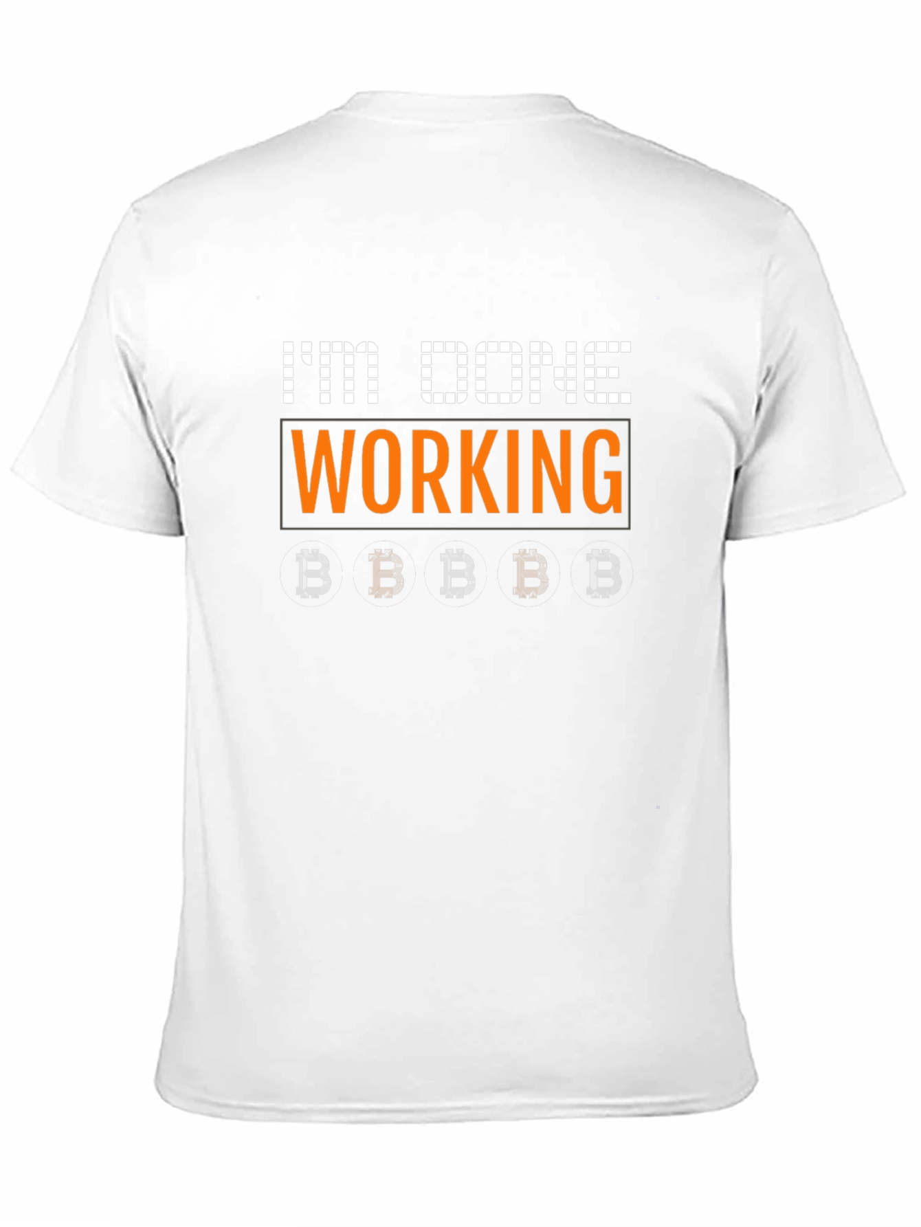 Im Done Working Bitcoin Black T-Shirt
