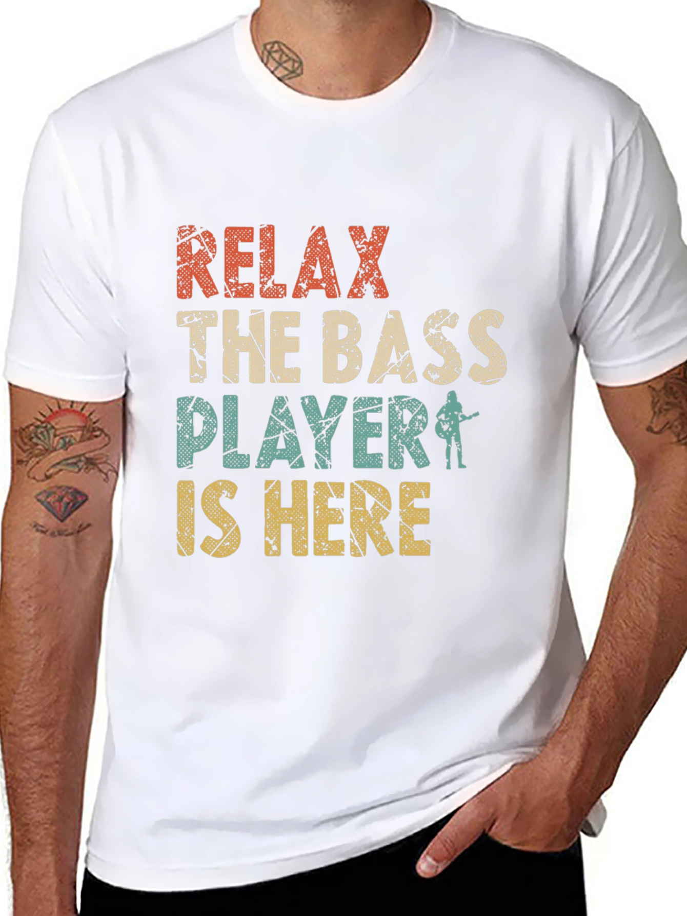 Relax the Bass Player is Here T-Shirt