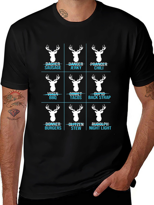 Funny Reindeer Meat Cuts T-Shirt